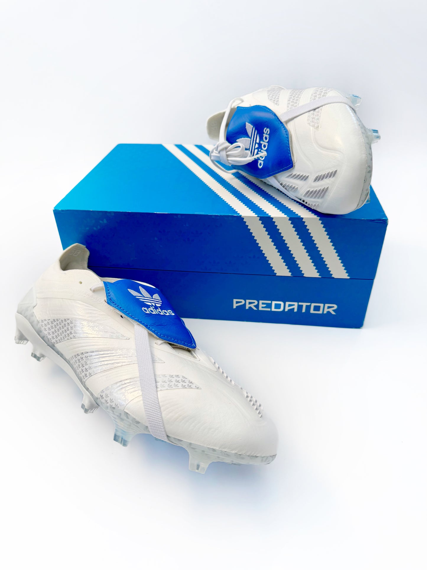 Adidas Predator Elite FT X David Beckham White 'Blue Bird' Limited Edition