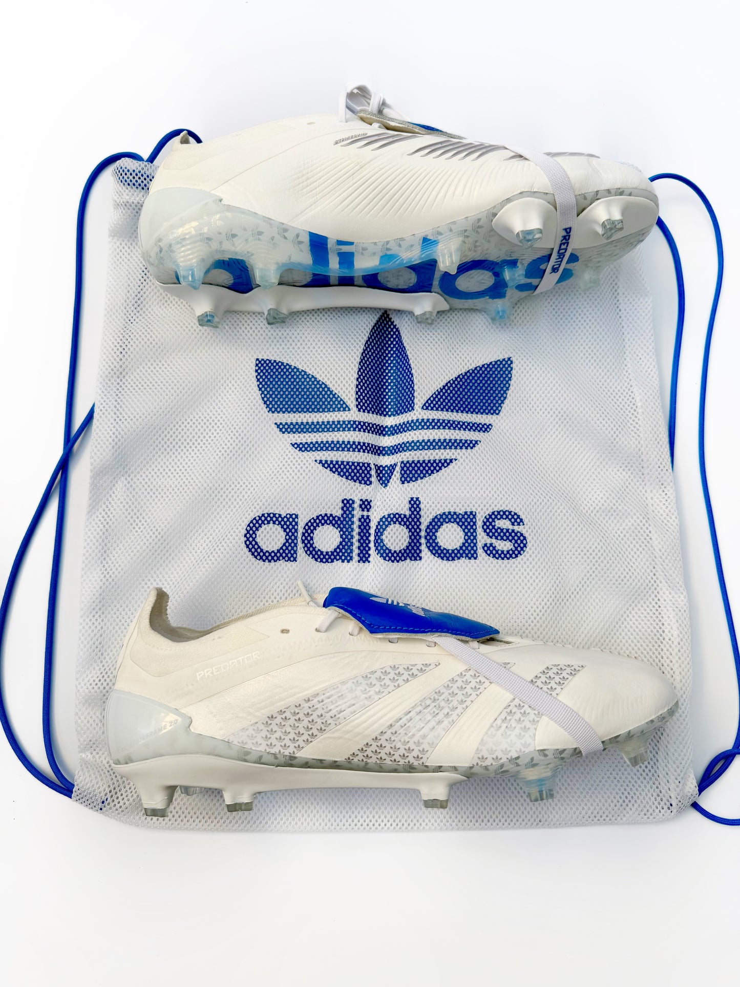 Adidas Predator Elite FT X David Beckham White 'Blue Bird' Limited Edition