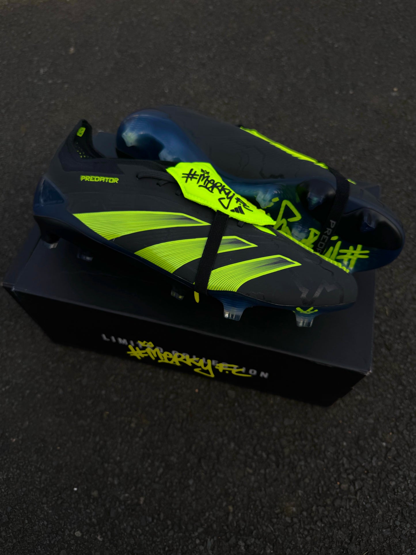 Adidas Predator Elite FT FG 'Merky FG' Limited edition Stormzy Collaboration