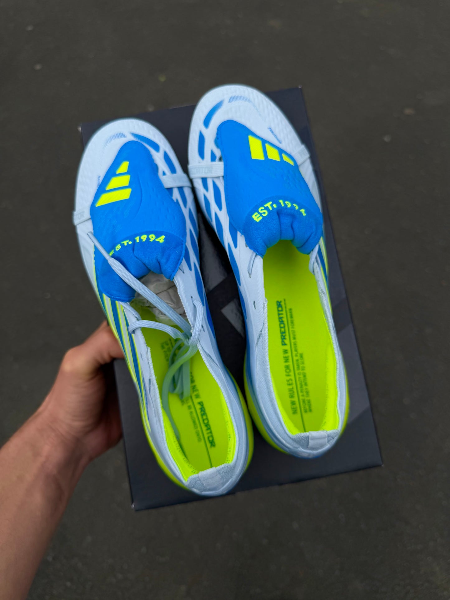 Adidas Predator Elite Tongue FG Crystal Sky 'Ice Cold Precision' Pack