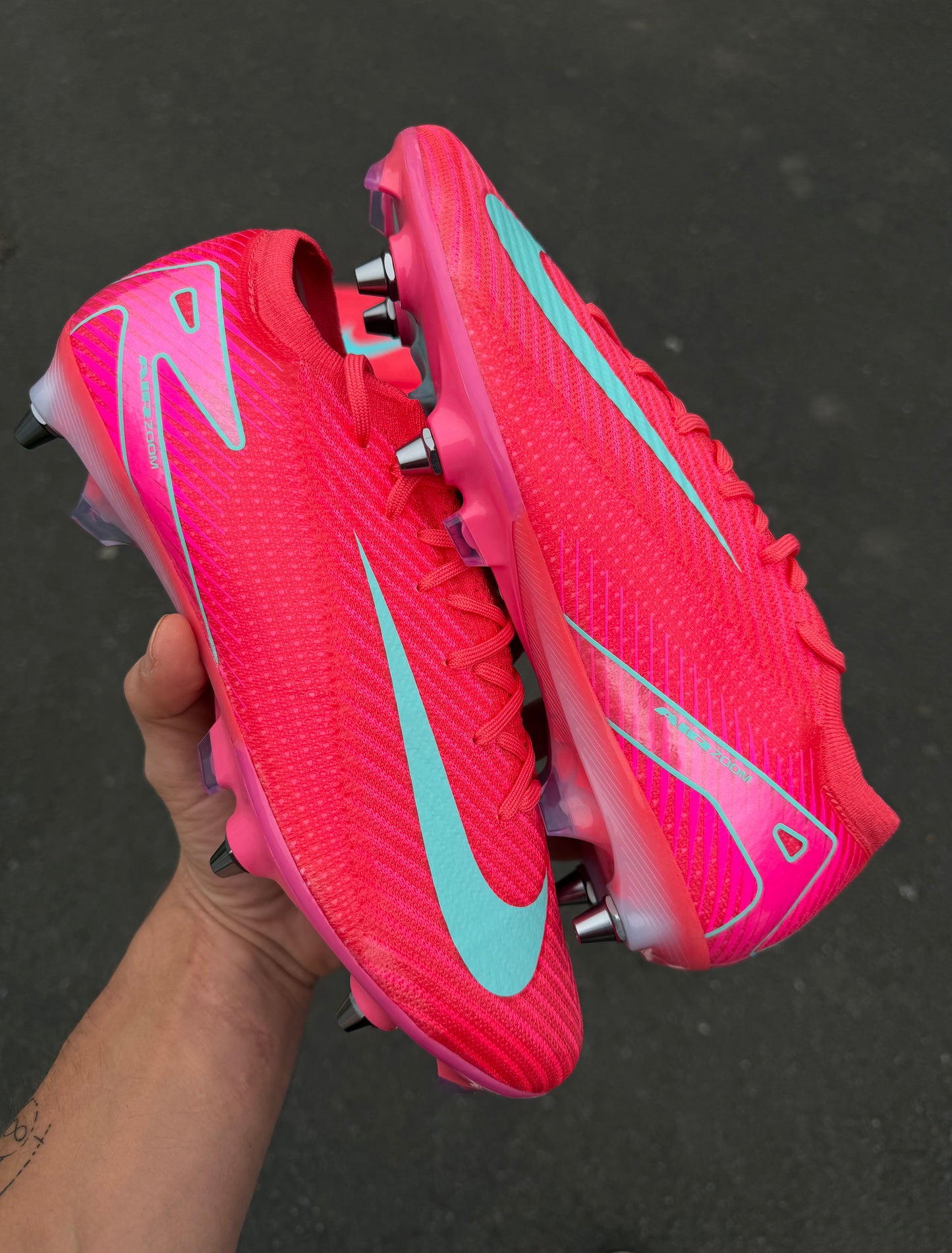 Nike Mercurial Vapor 16 Elite SG-Pro Player Edition 'Mad Energy pack' Ember Glow/Aurora Green