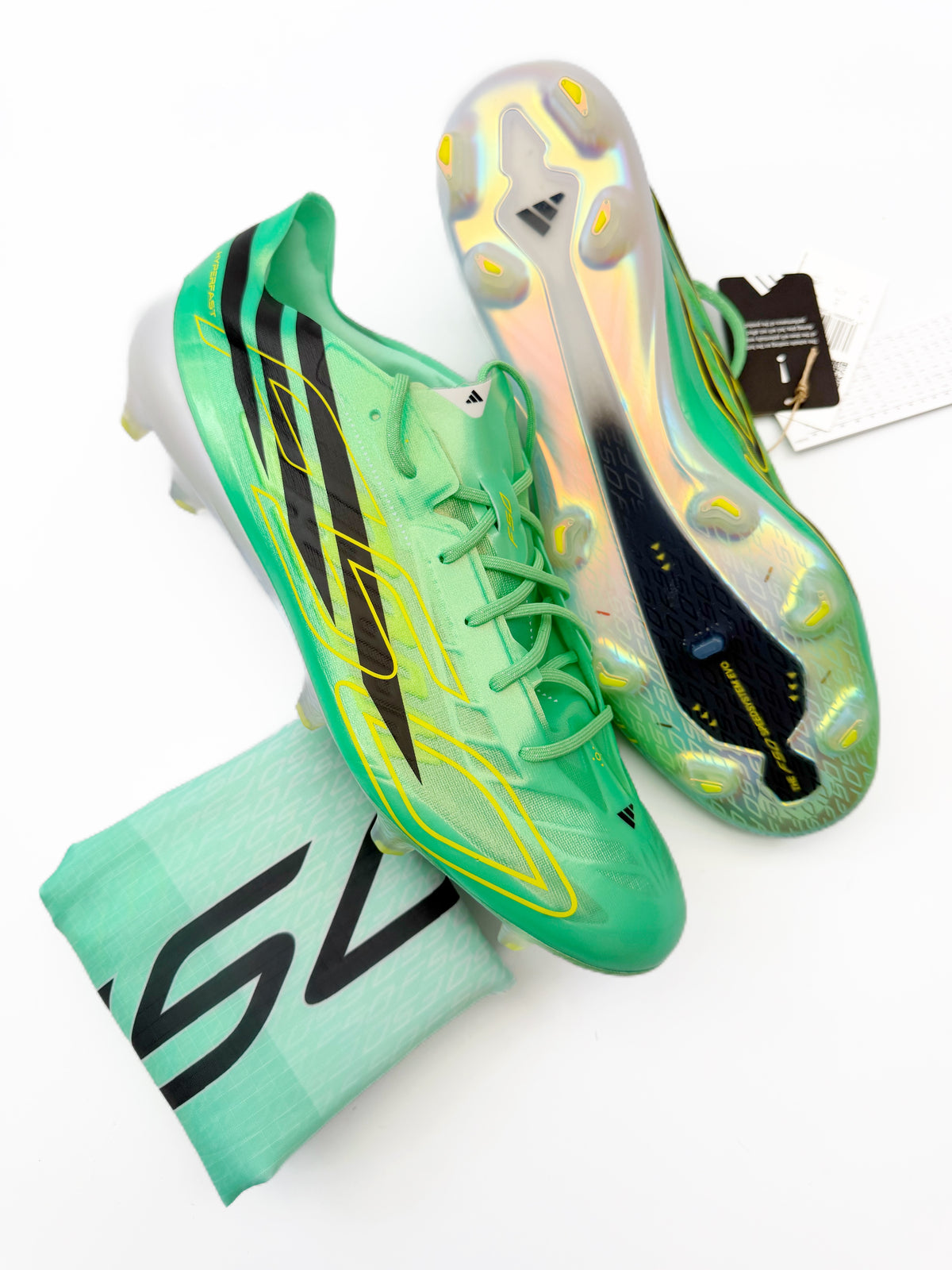 Adidas F50 Hyperfast Evo FG Pulse Mint/Core Black/Solar Lemon
