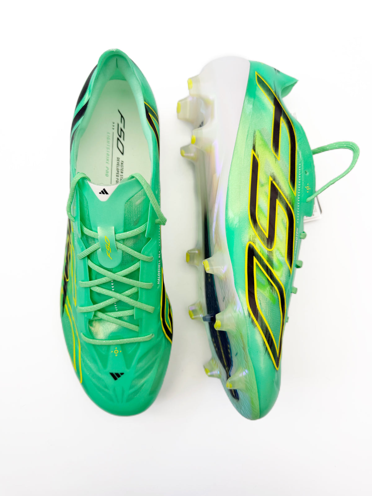 Adidas F50 Hyperfast Evo FG Pulse Mint/Core Black/Solar Lemon