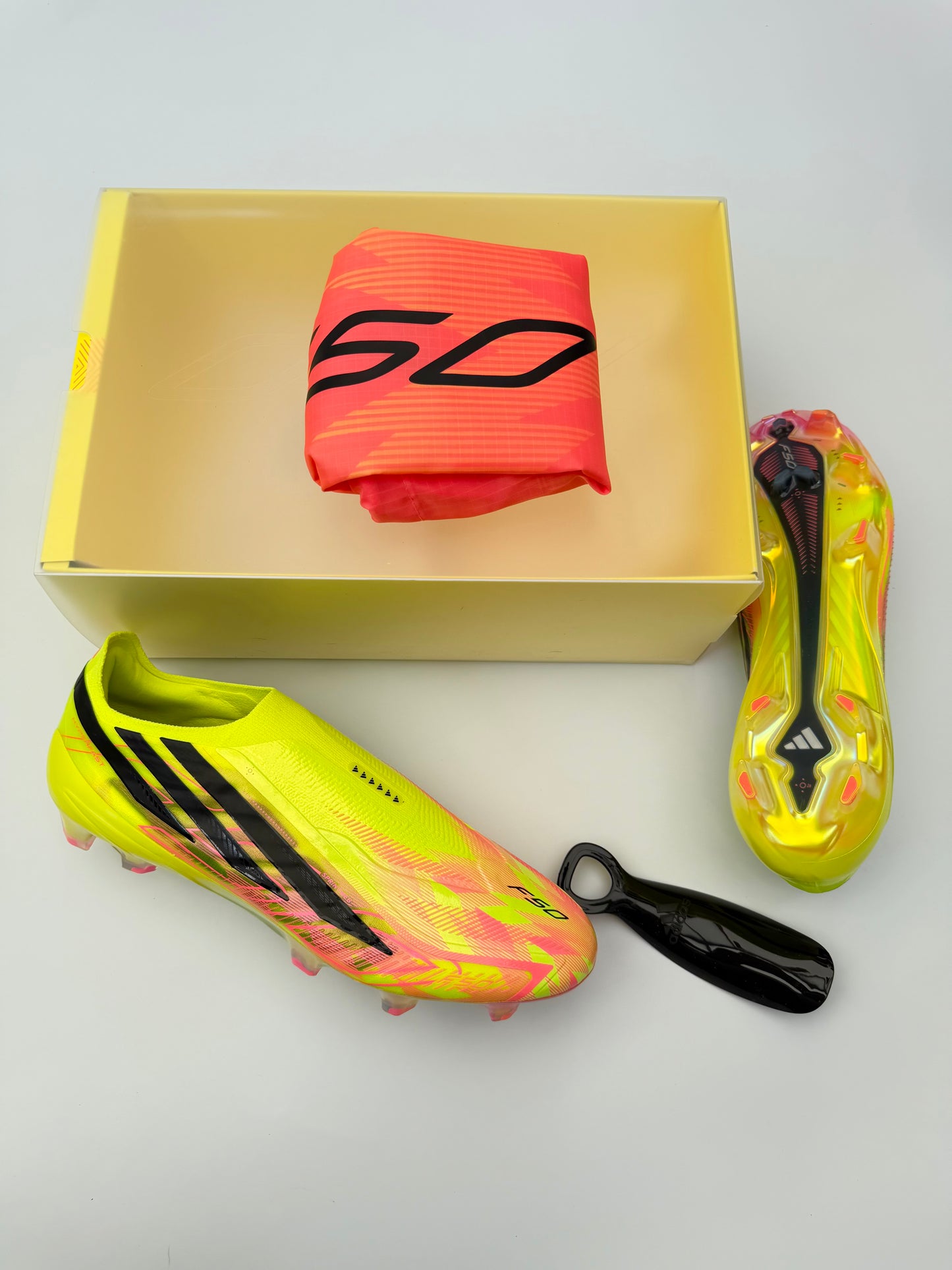 Adidas F50 Hyperfast Elite Laceless FG 'Too Light pack'  Solar Yellow/Core Black/Solar Turbo
