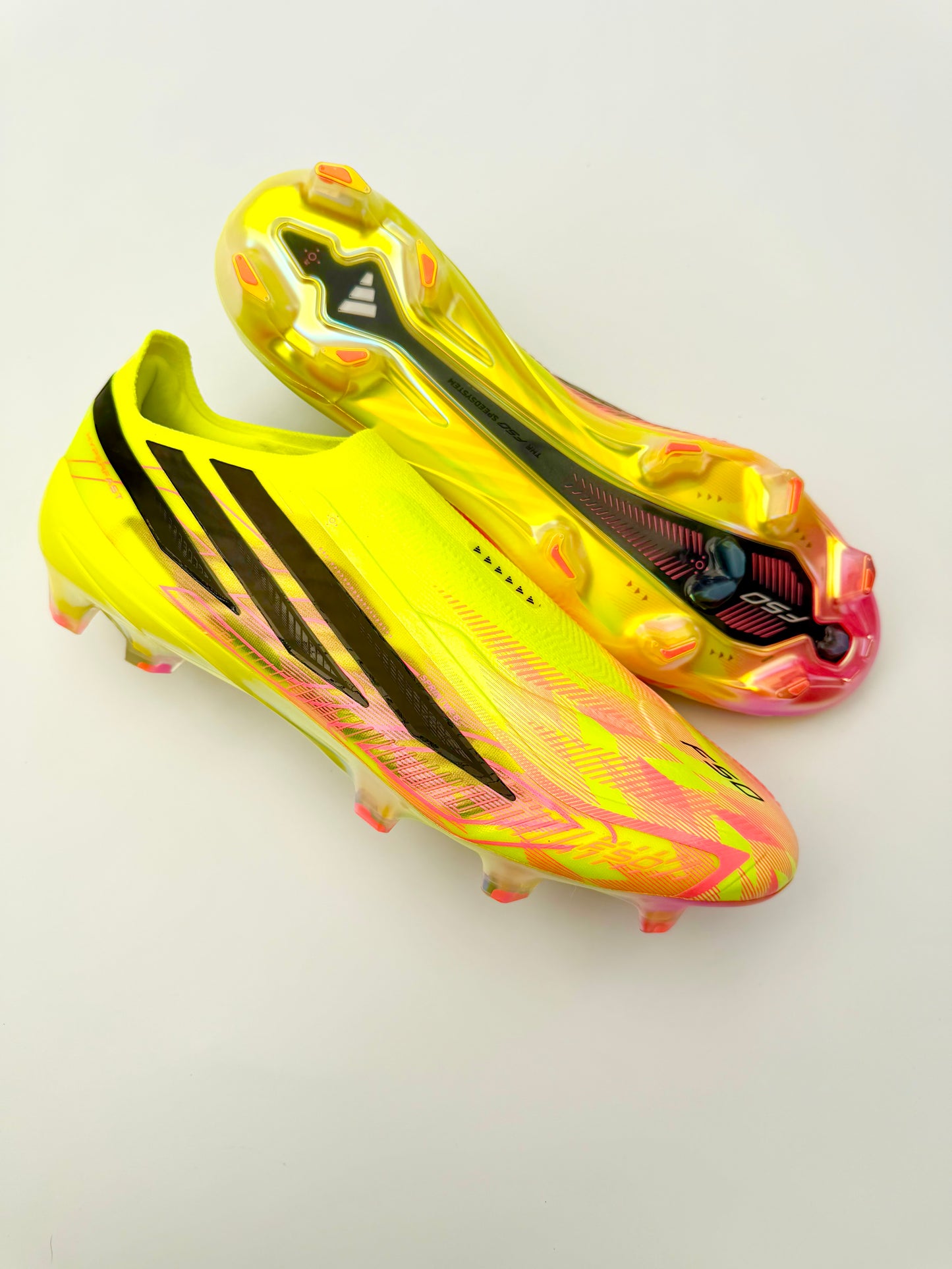 Adidas F50 Hyperfast Elite Laceless FG 'Too Light pack'  Solar Yellow/Core Black/Solar Turbo