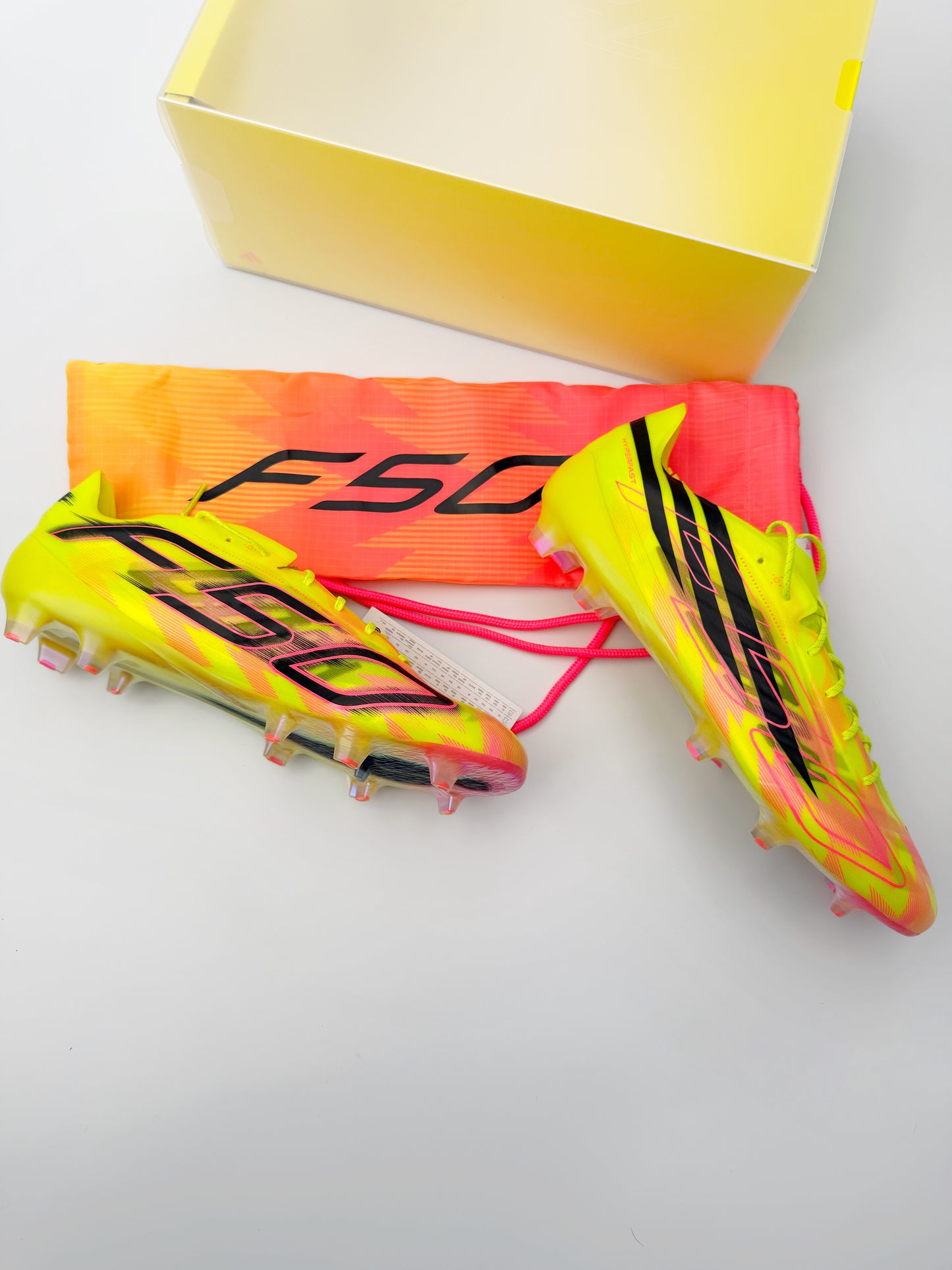 Adidas F50 Hyperfast Evo FG Team Solar Yellow 2/Core Black/Solar Turbo 'Too Light Pack'