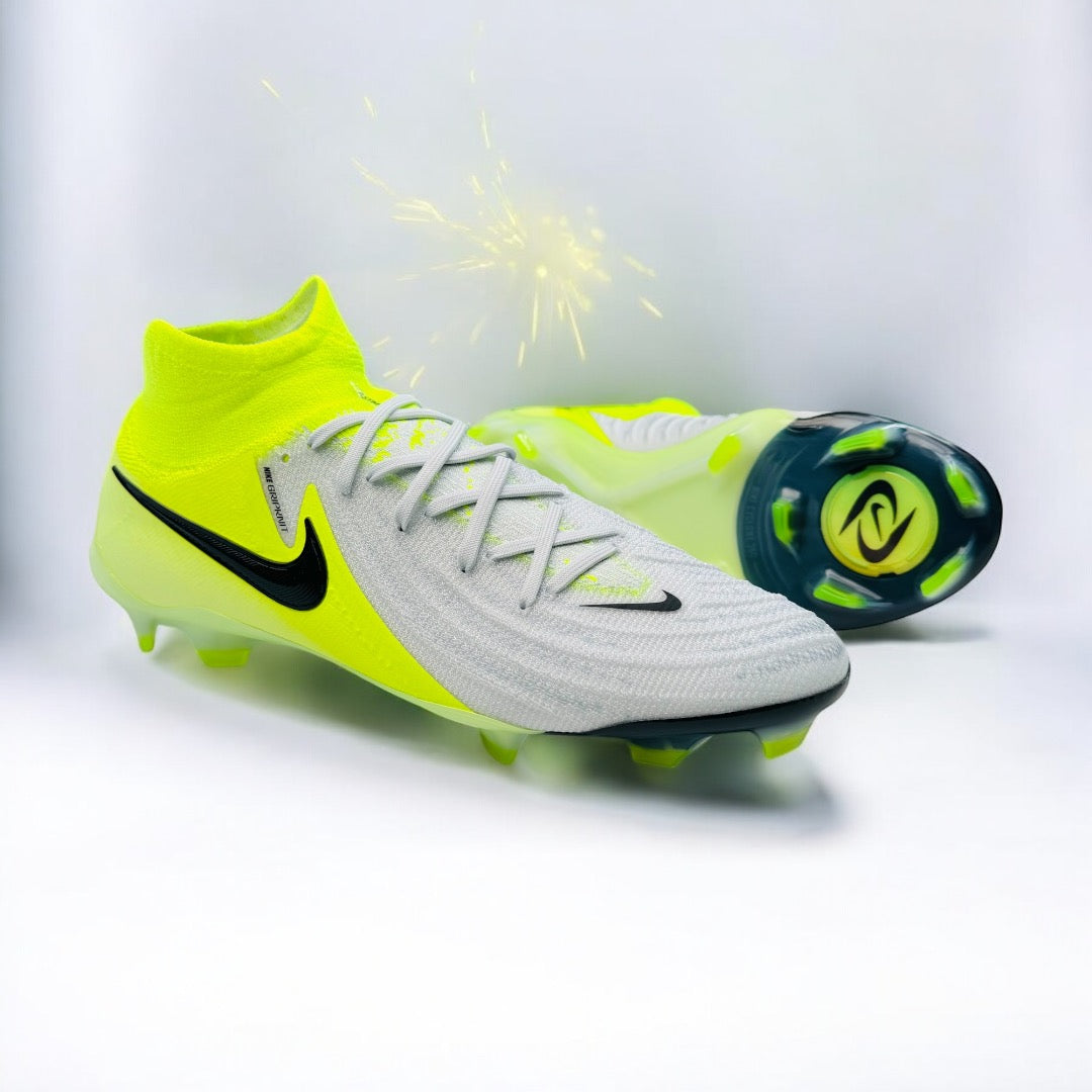 Nike Phantom Luna II Elite FG Metallic Silver/Black-Volt