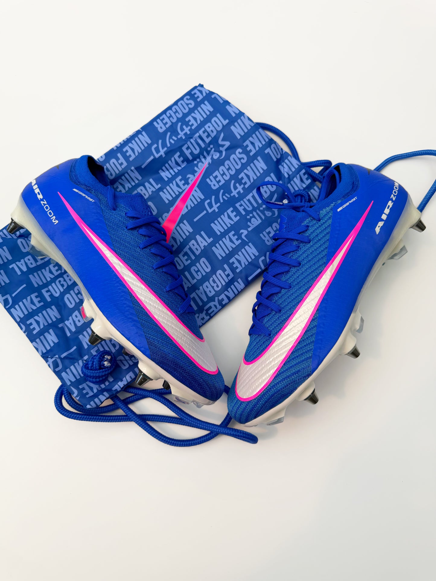 Nike Mercurial Vapor 16 Elite SG Player Edition 'Attack pack' Racer Blue-Pink-White