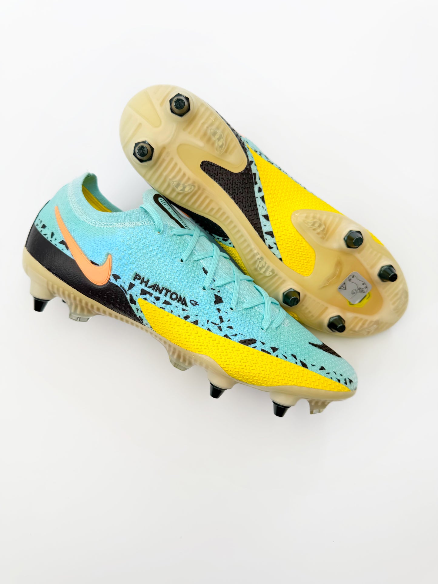 Nike Phantom GT2 Elite SG Player Edition - Glacier Ice/Black/Yellow Strike