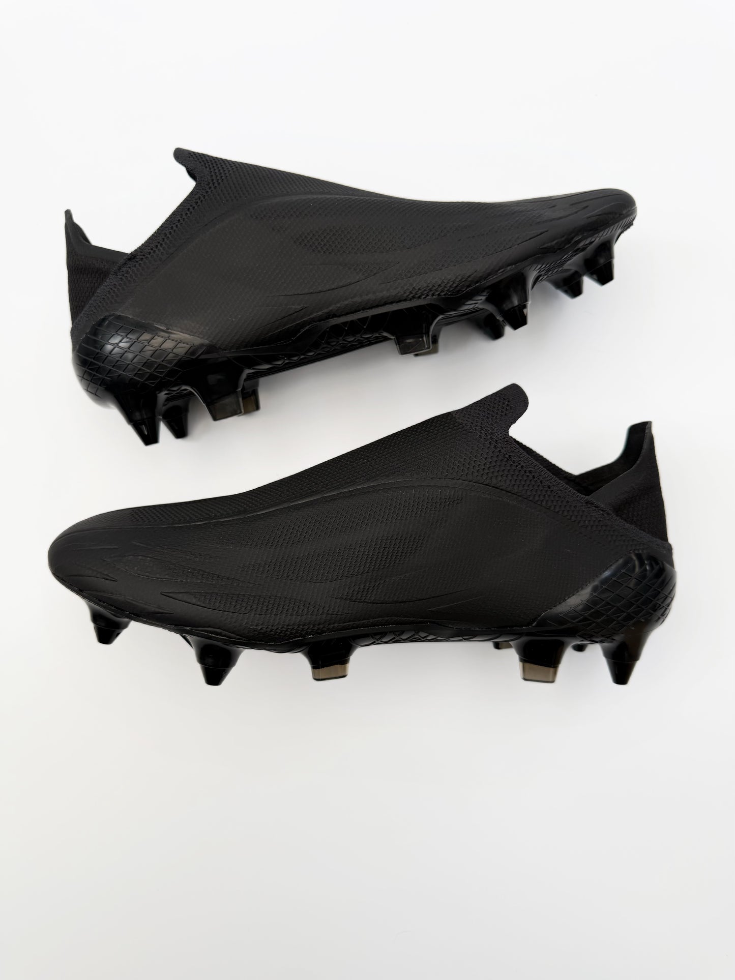 Adidas X Speedflow + Soft Ground Black/Black Laceless