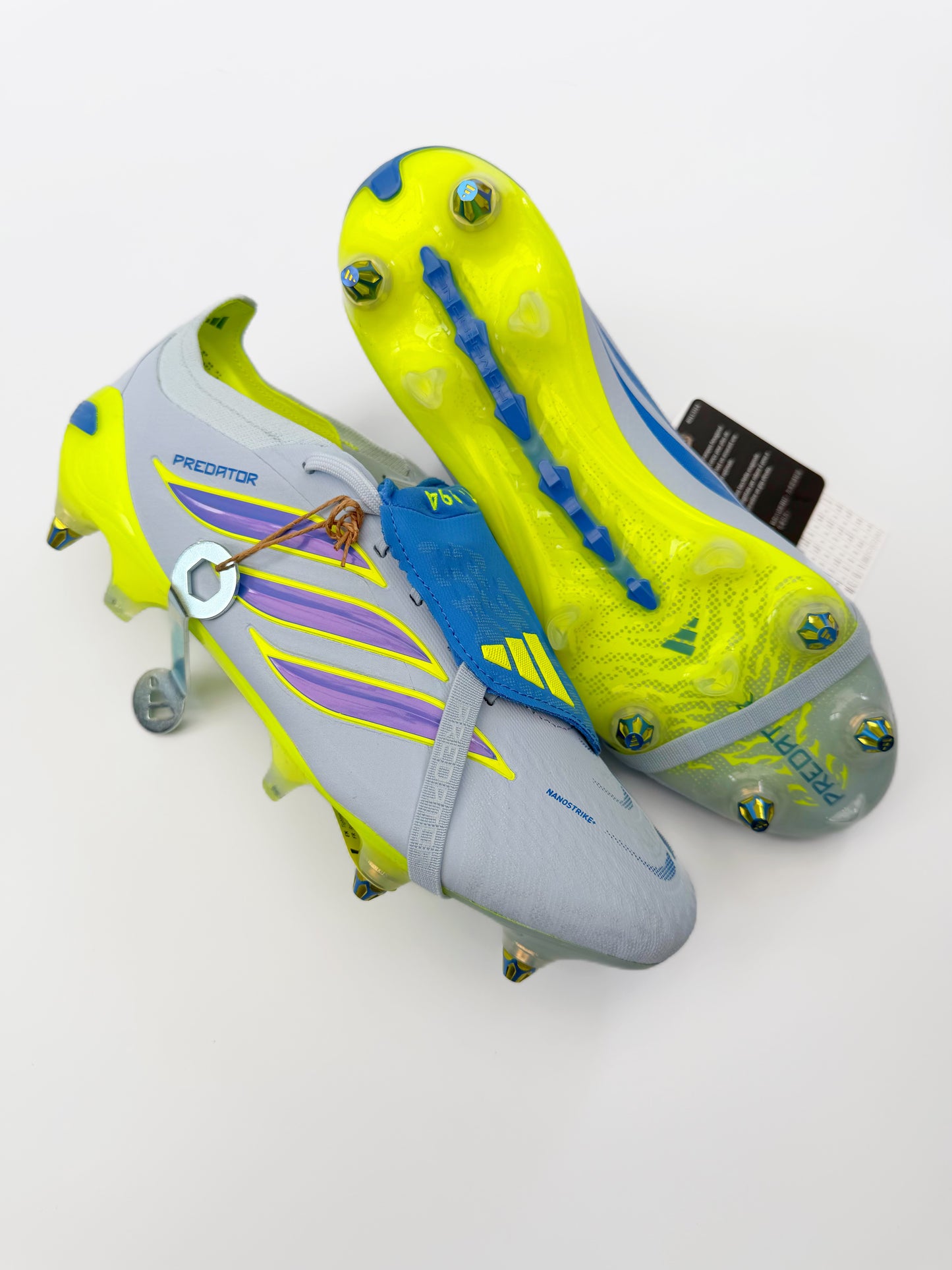 Adidas Predator Elite Tongue SG - Crystal Sky/Ray Blue/Team Solar Yellow