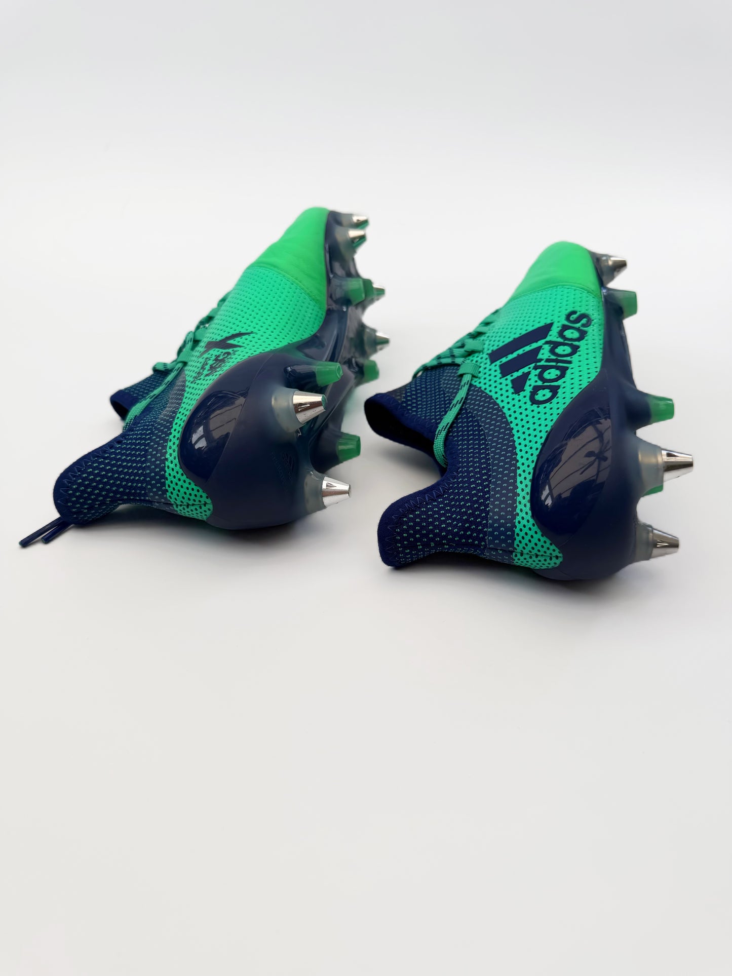 adidas X 17.1 SG Leather - 'Deadly Strike' Aero Green/Unity Ink/Hi-Res Green
