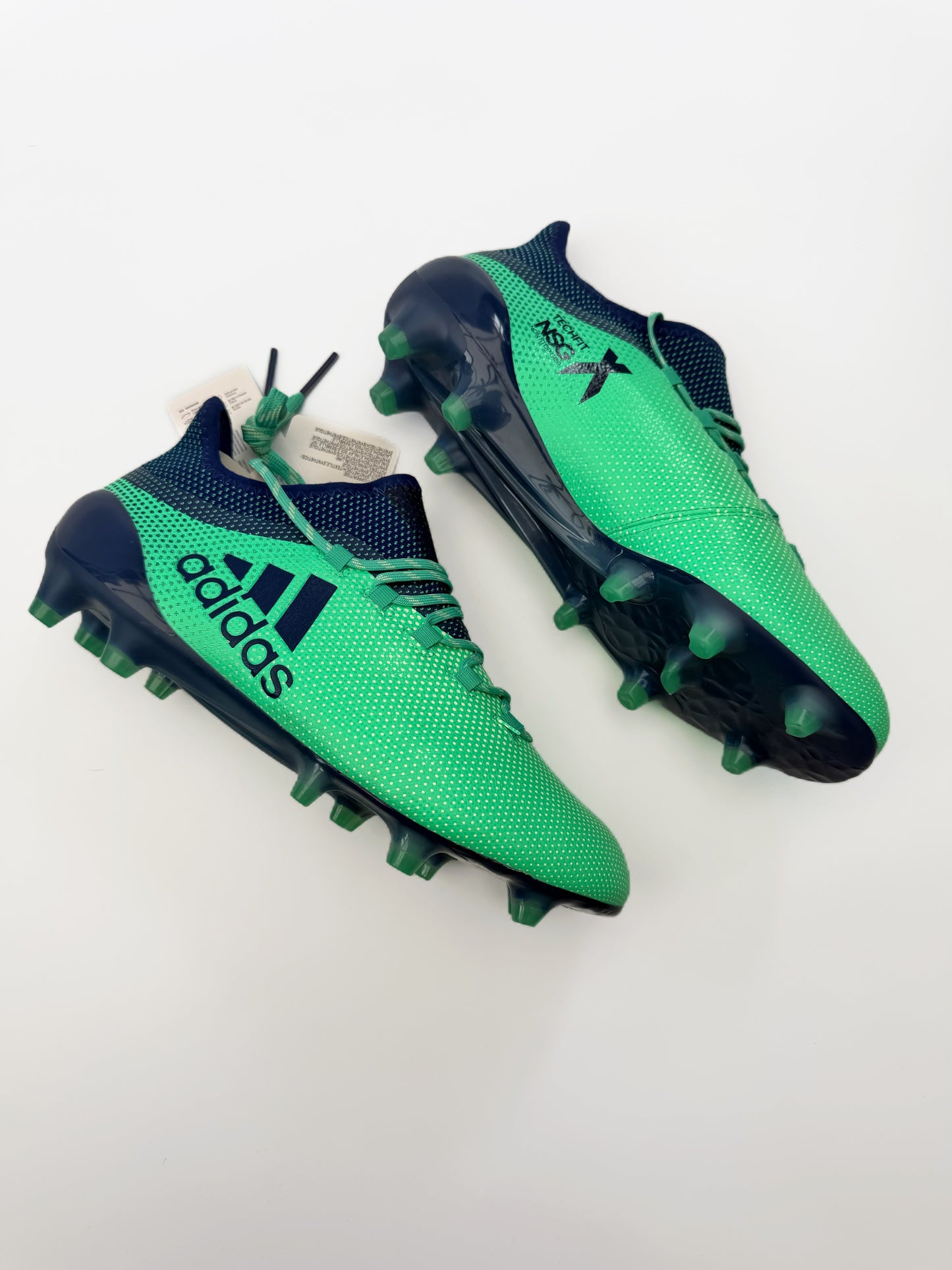 adidas X 17.1 FG Leather - 'Deadly Strike' Aero Green/Unity Ink/Hi-Res Green