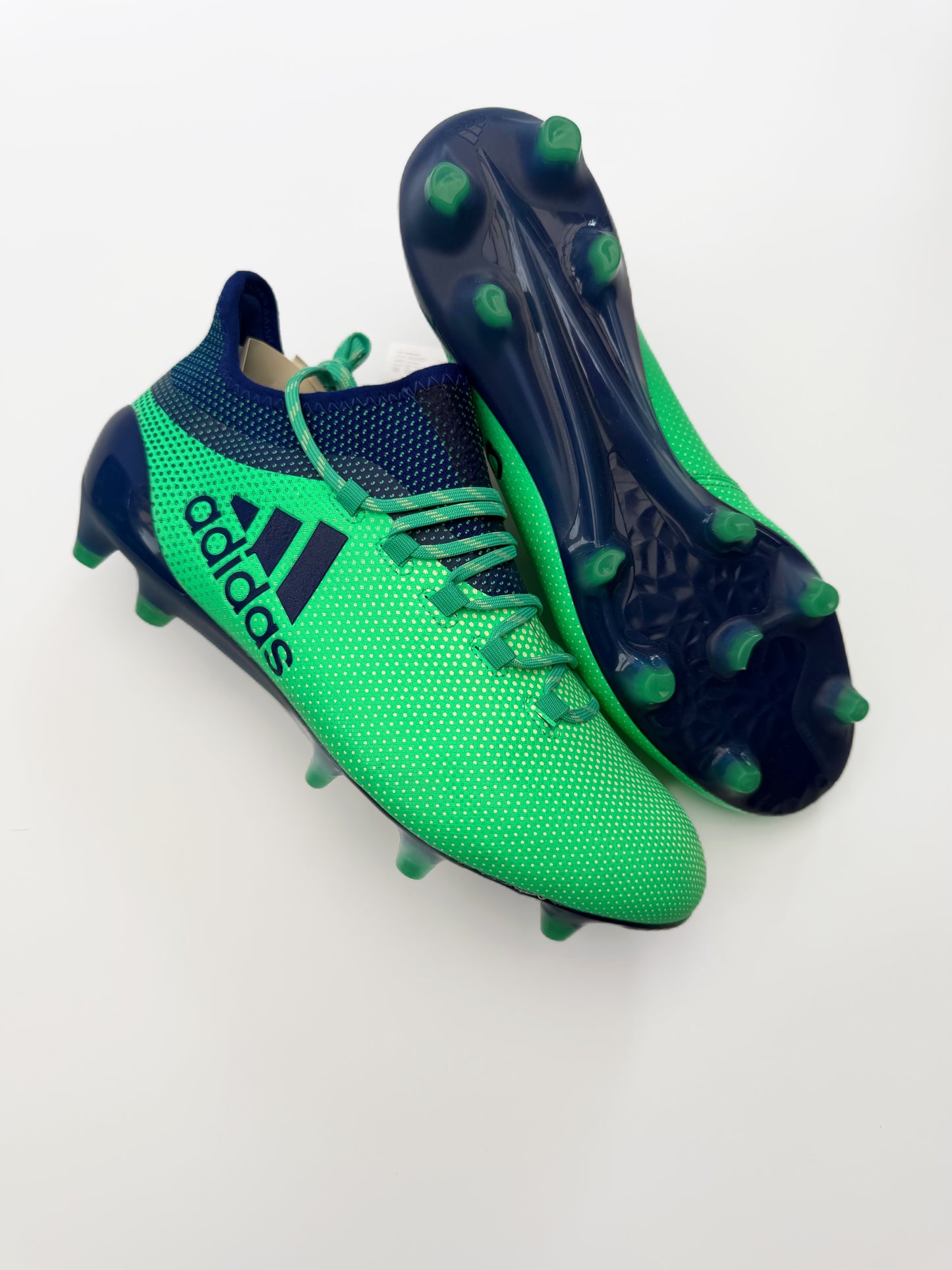 adidas X 17.1 FG Leather - 'Deadly Strike' Aero Green/Unity Ink/Hi-Res Green