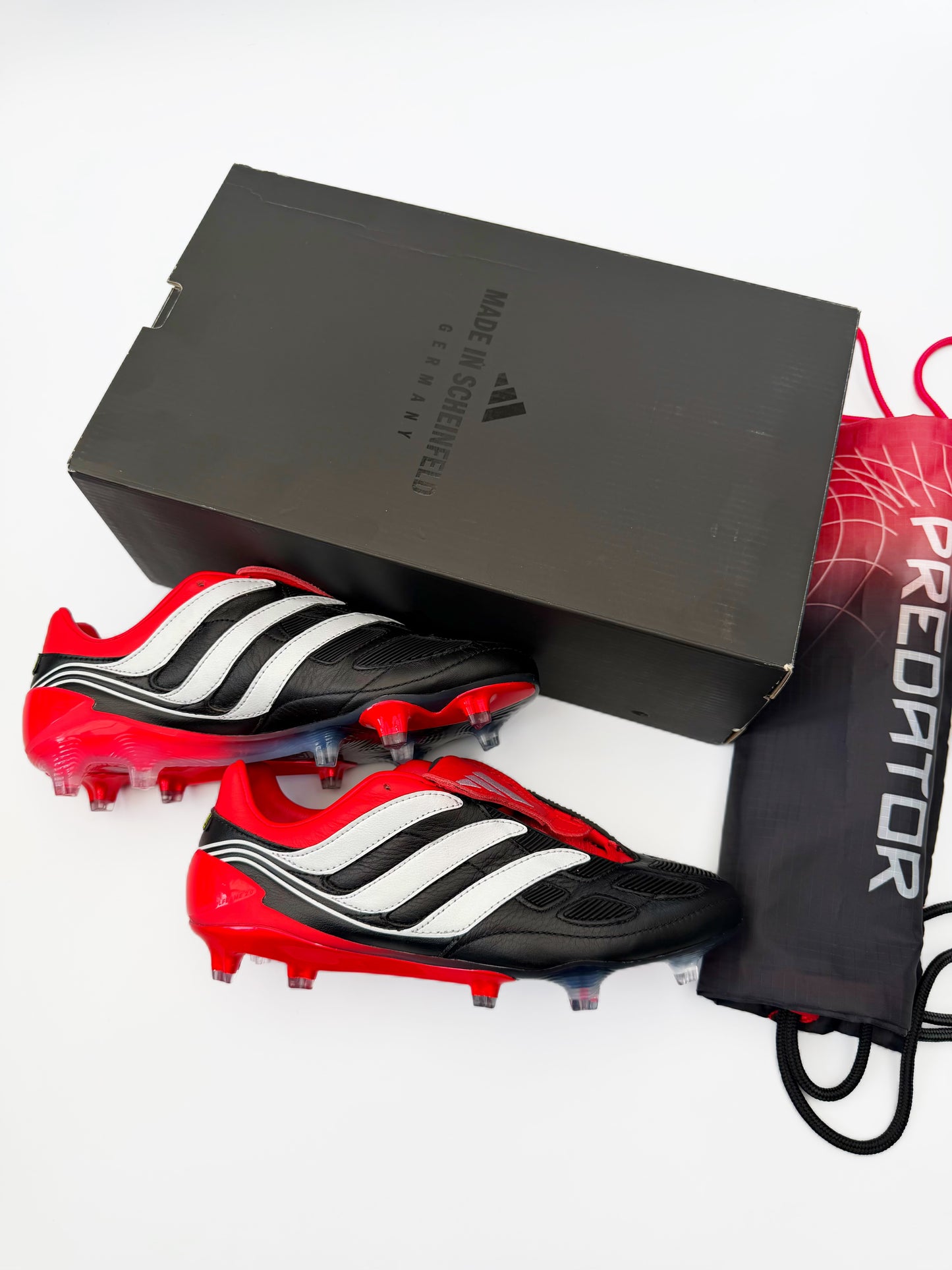 Adidas Predator Precision Elite FG - Core Black/Ftwr White/Collegiate Red