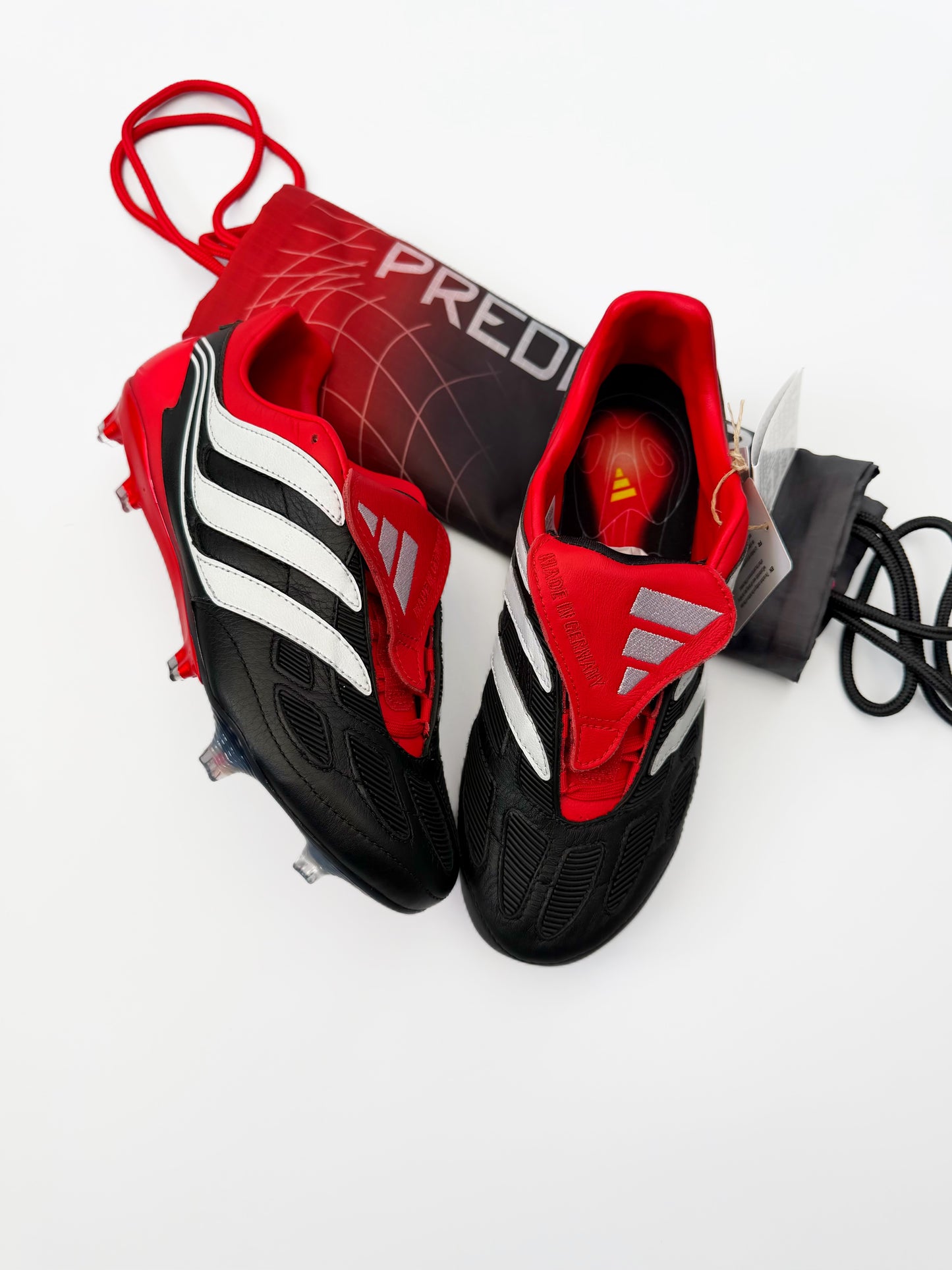 Adidas Predator Precision Elite FG - Core Black/Ftwr White/Collegiate Red