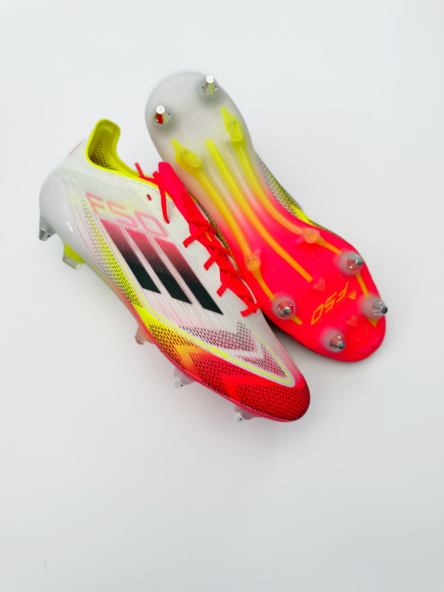 Adidas F50 Elite SG - White/Black/Solar Yellow