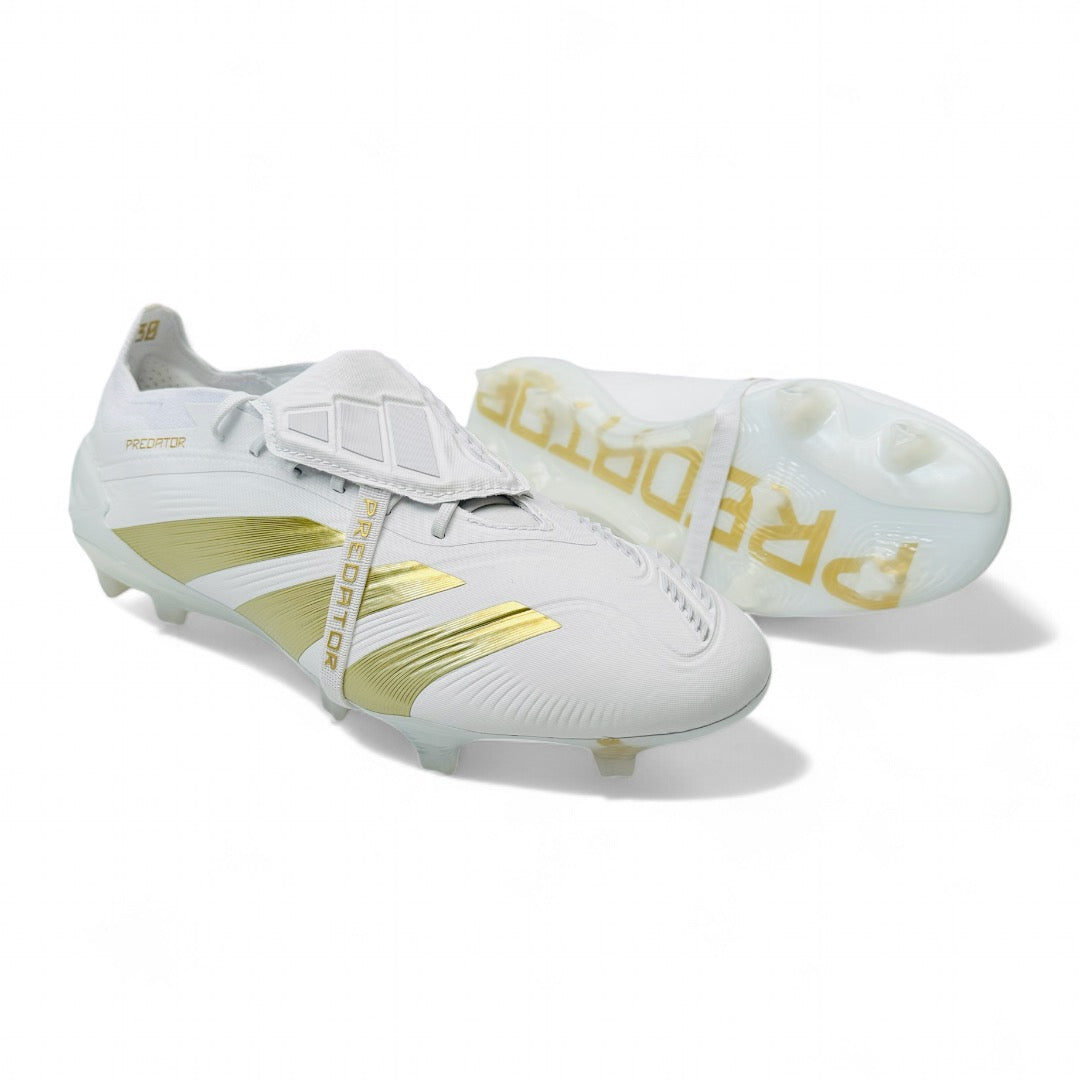 ADIDAS PREDATOR ELITE TONGUE FG 'Day Spark' Pack - White/Gold