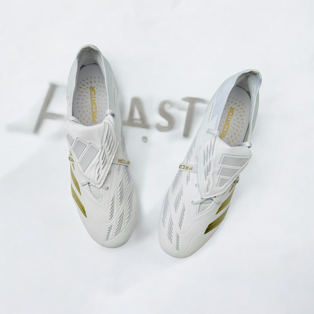 ADIDAS PREDATOR ELITE TONGUE FG 'Day Spark' Pack - White/Gold