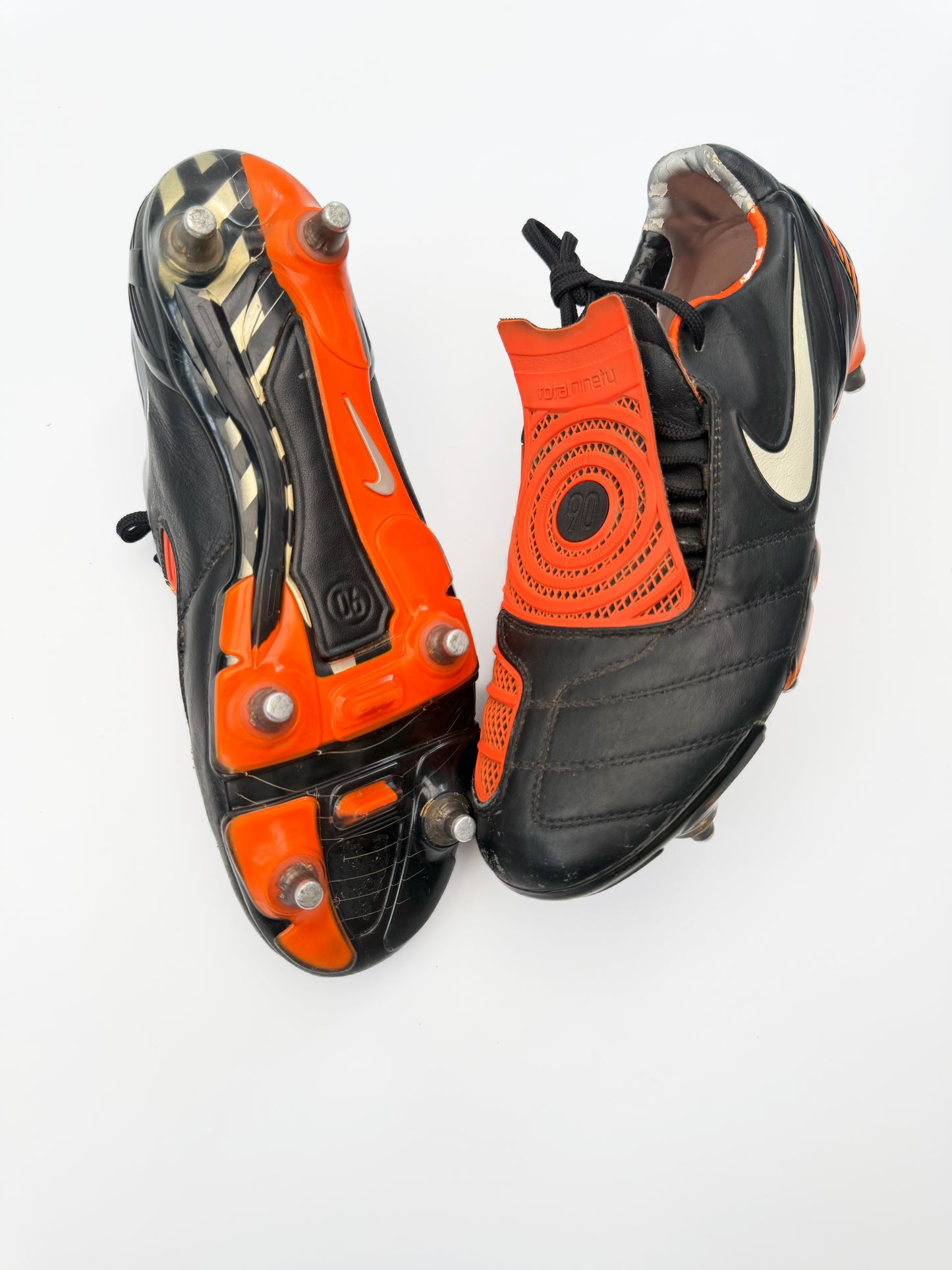 Nike Total 90 laser 2 SG - Black/Orange Blaze 'Made in Bosnia'