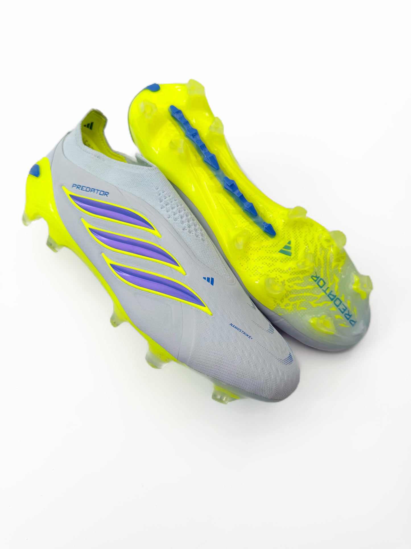 Adidas Predator Elite Laceless - Crystal Sky/Ray Blue/Team Solar Yellow
