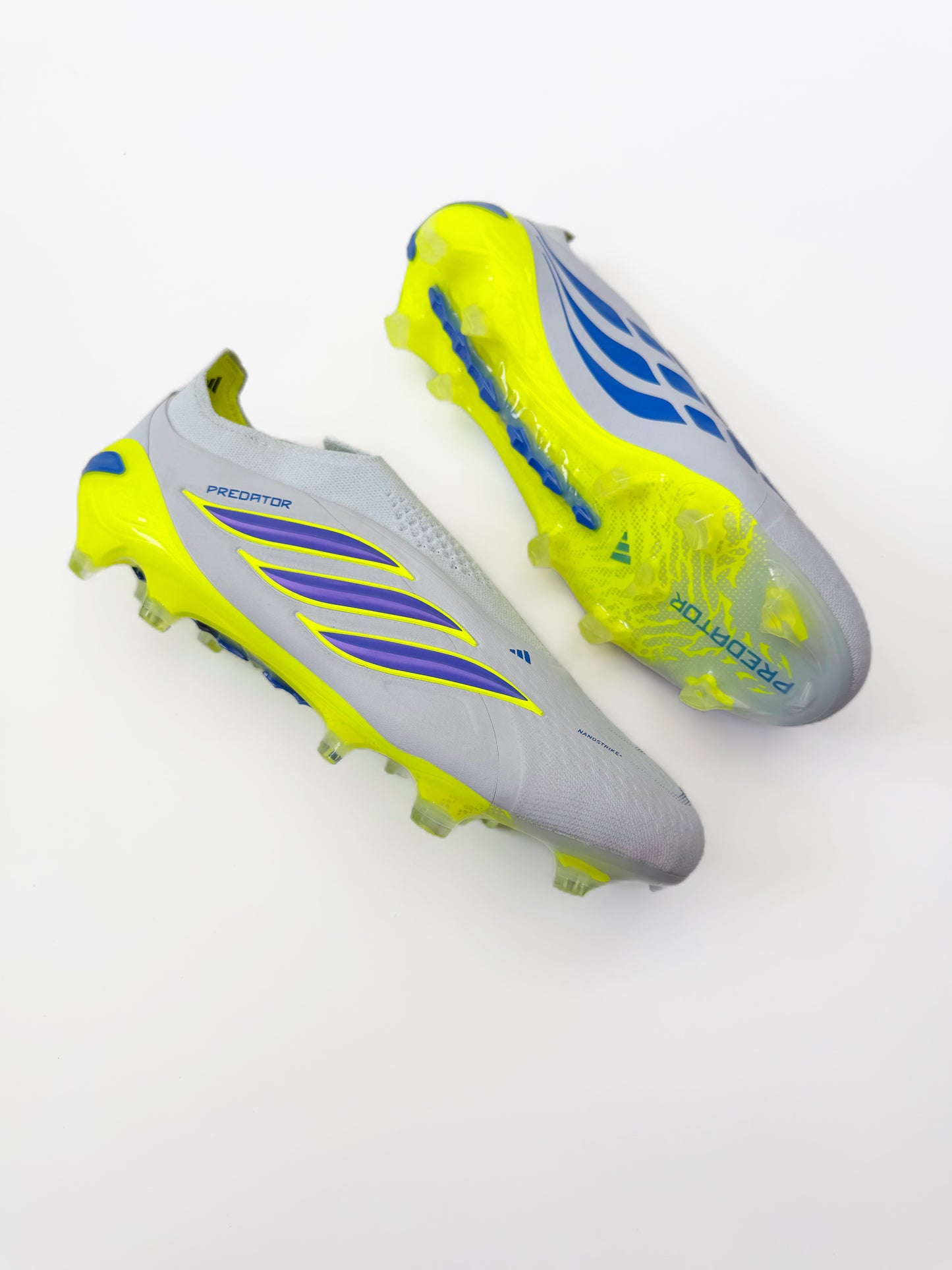 Adidas Predator Elite Laceless - Crystal Sky/Ray Blue/Team Solar Yellow