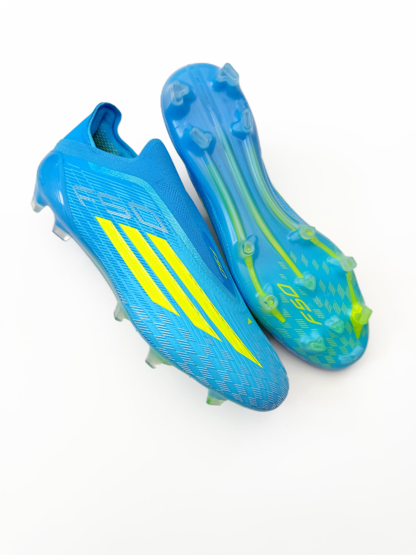 Adidas F50 Elite Laceless FG - Lucid Ray Blue/Solar Yellow/Aquamarine