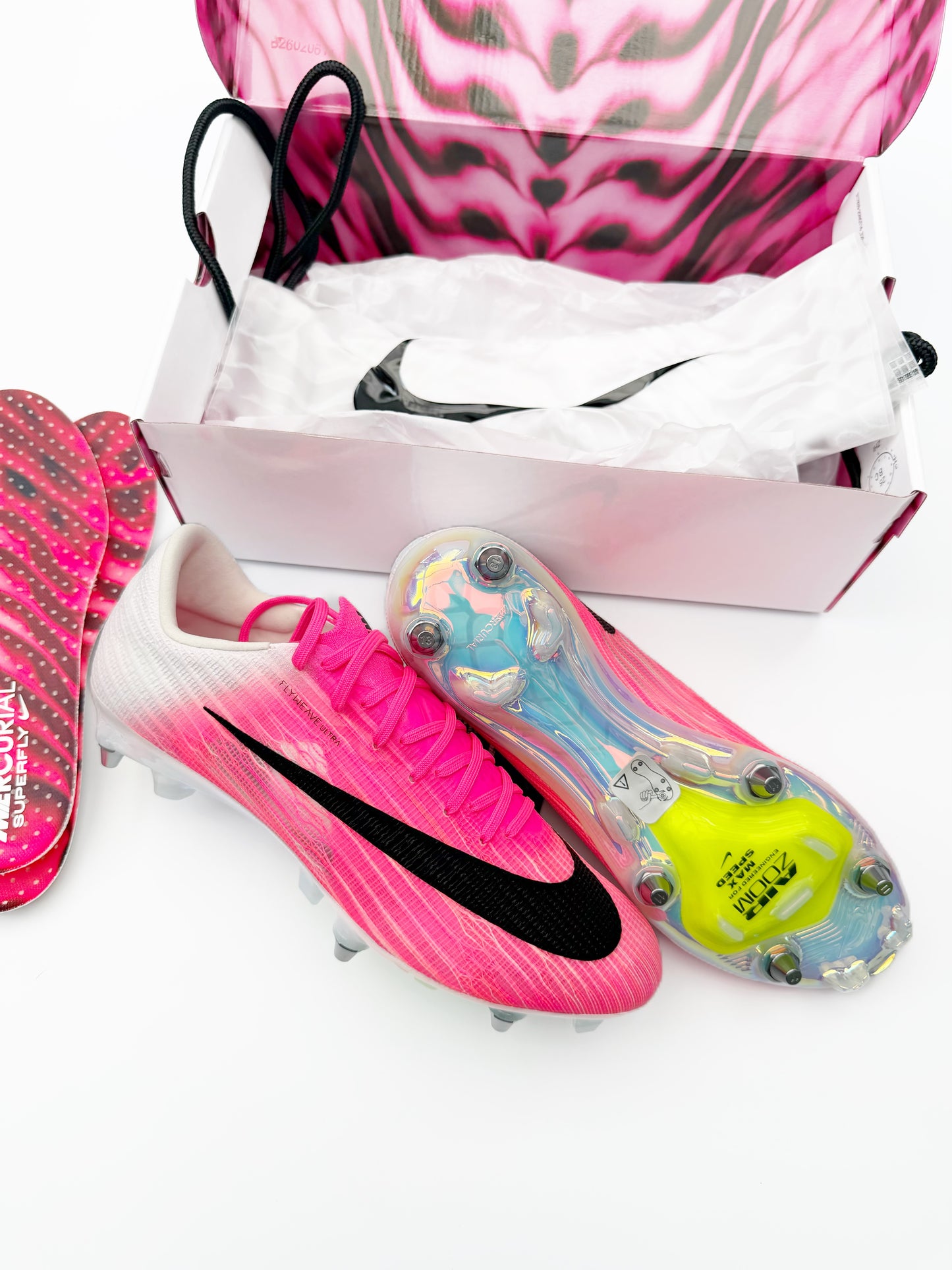 Nike Air Zoom Mercurial Superfly XI Elite SG-Pro Pink/White
