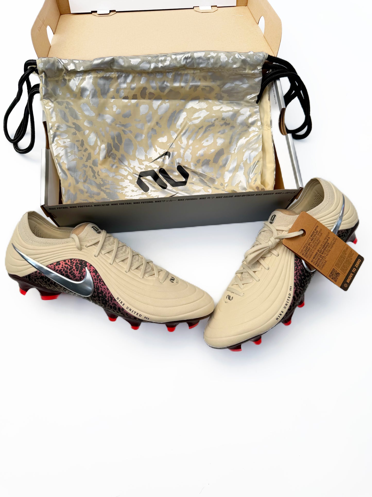 Nike Tiempo Maestro Elite FG United - Fossil/Mtlc Silver/Burgundy Crush