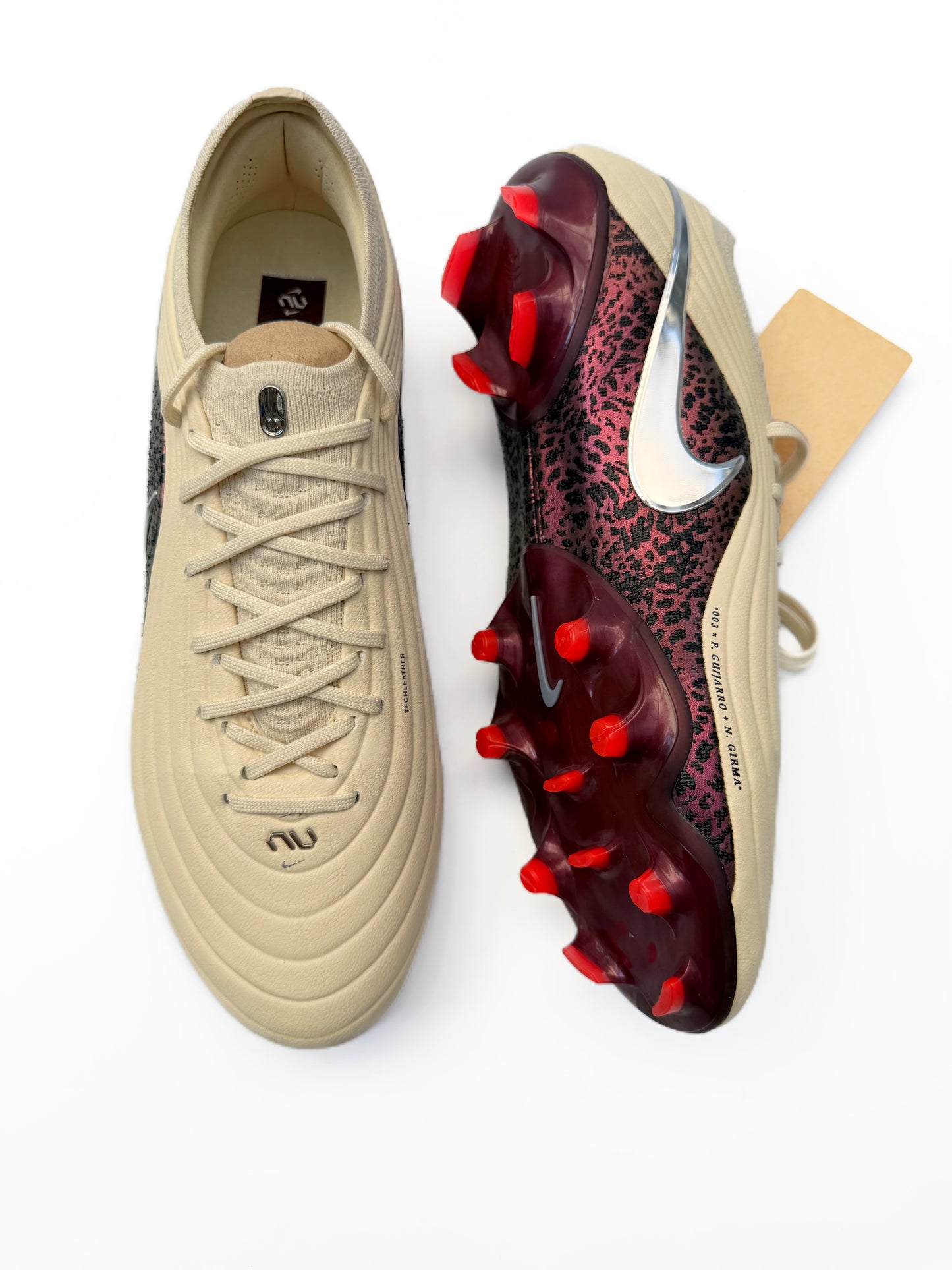 Nike Tiempo Maestro Elite FG United - Fossil/Mtlc Silver/Burgundy Crush