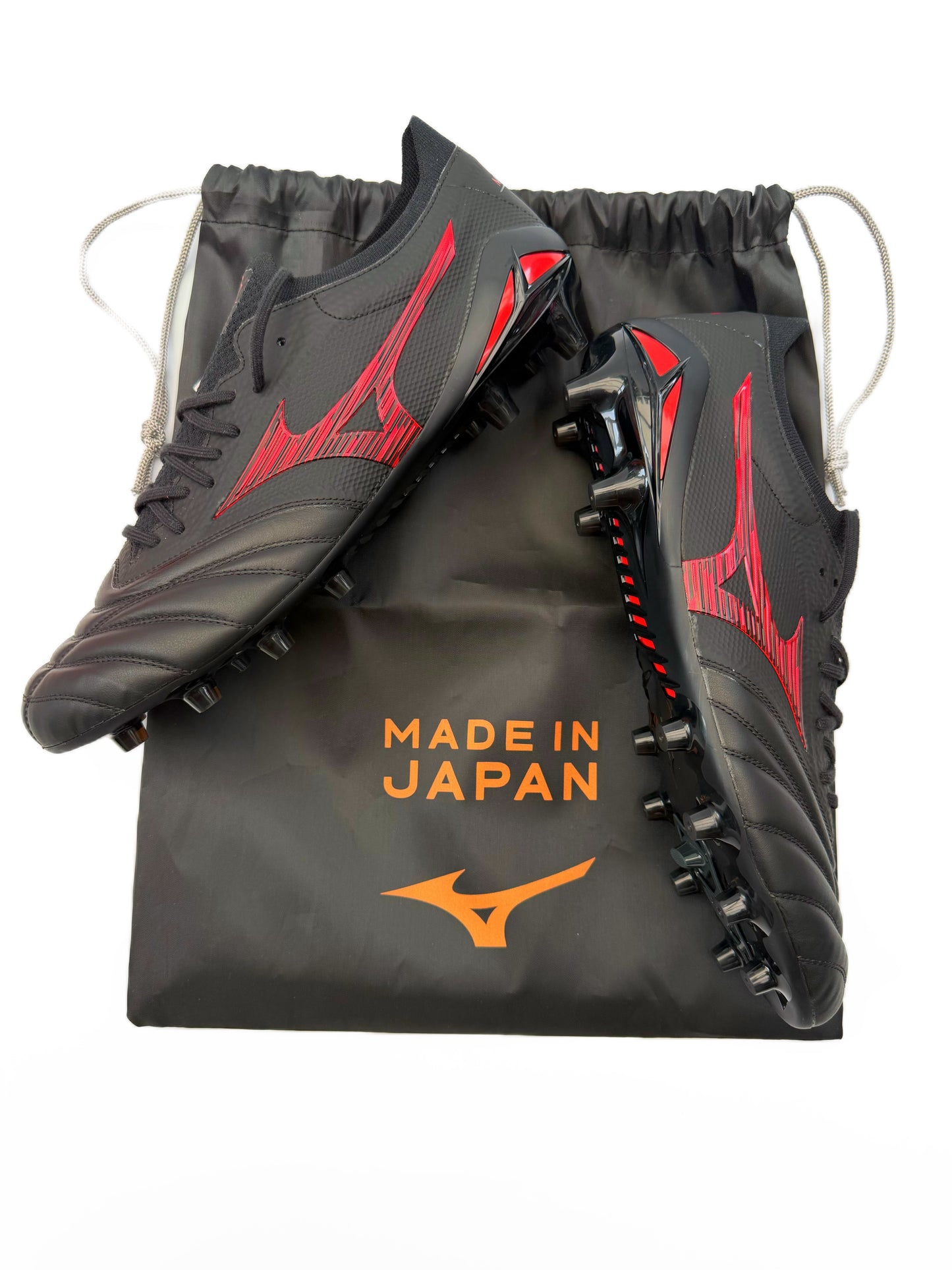 Mizuno Morelia Neo IV Beta Made in Japan FG Black/Morelia 40th Red/Black