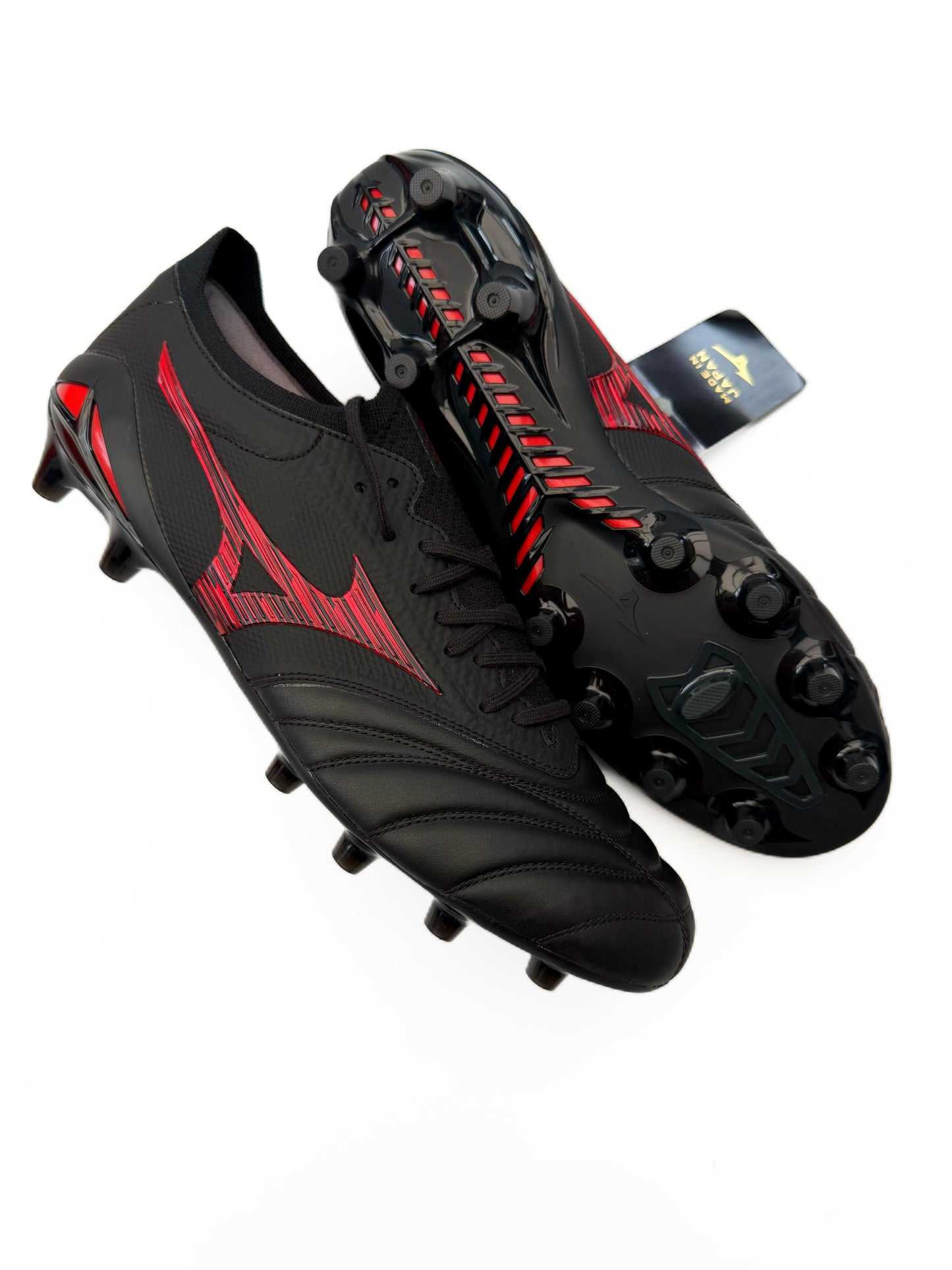 Mizuno Morelia Neo IV Beta Made in Japan FG Black/Morelia 40th Red/Black