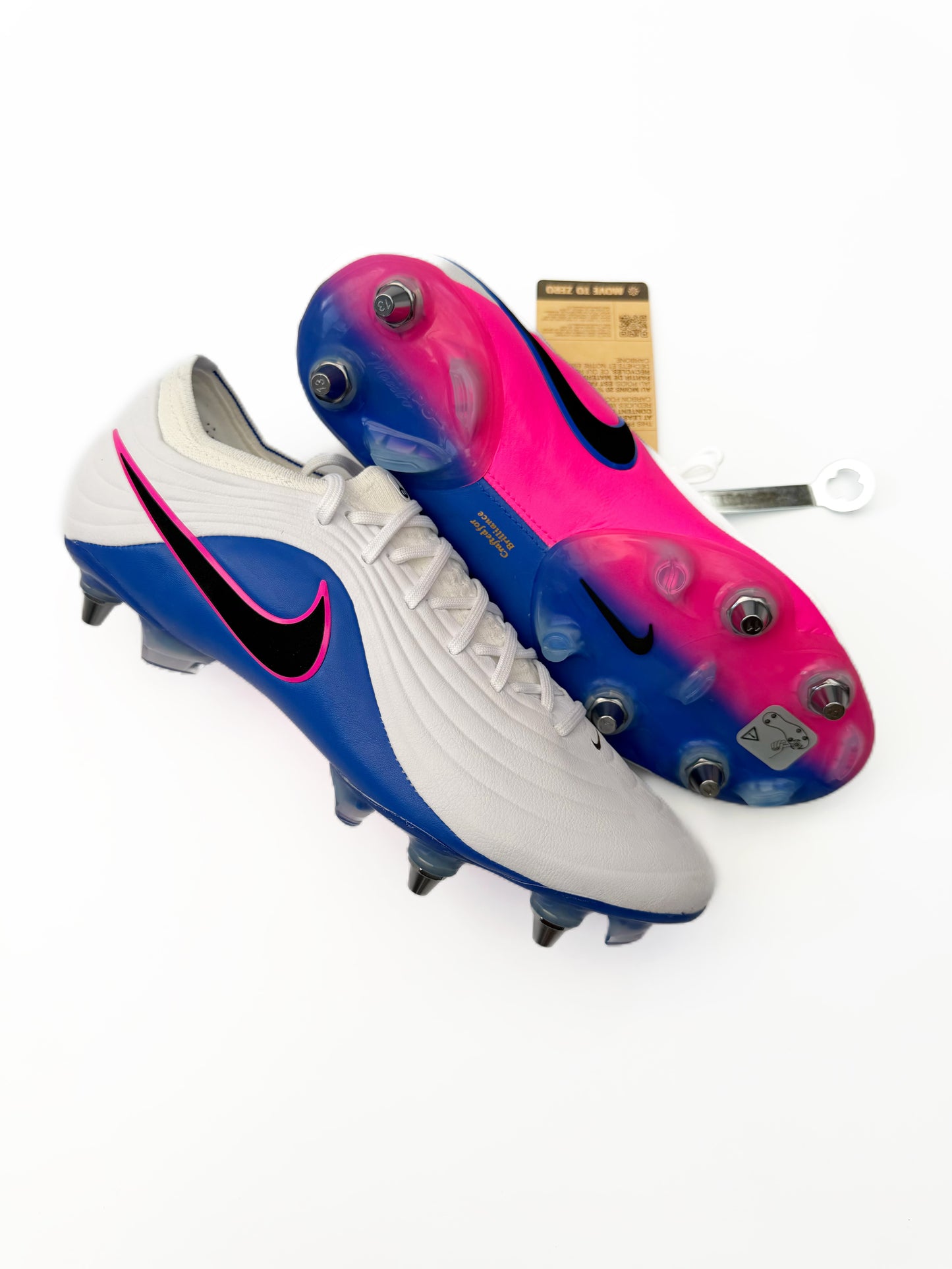 Nike Tiempo Maestro Elite SG-Pro White/Black/Racer Blue/Pink Blast