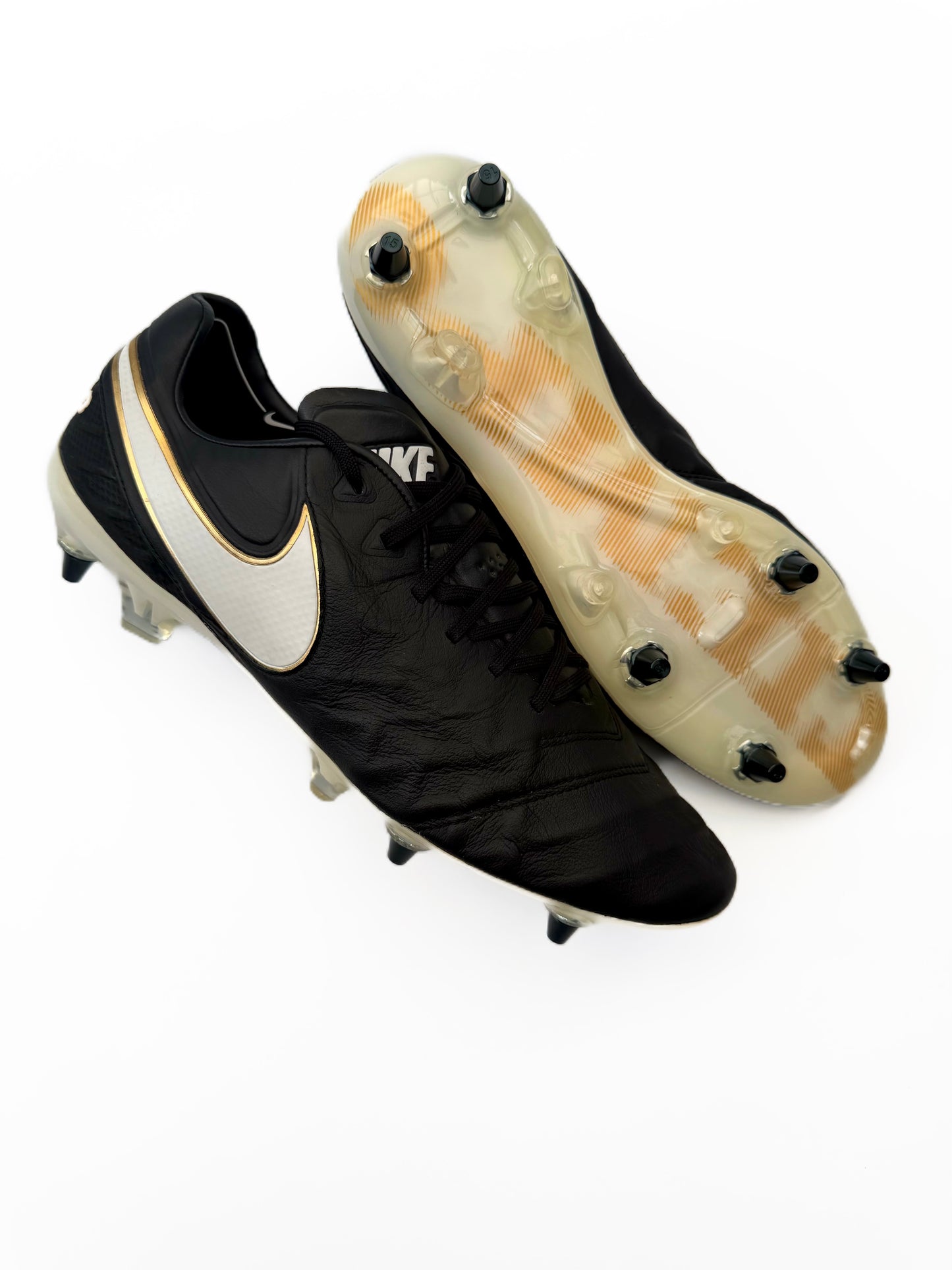 Nike Tiempo Legend 6 SG - Black/White/Metallic Gold