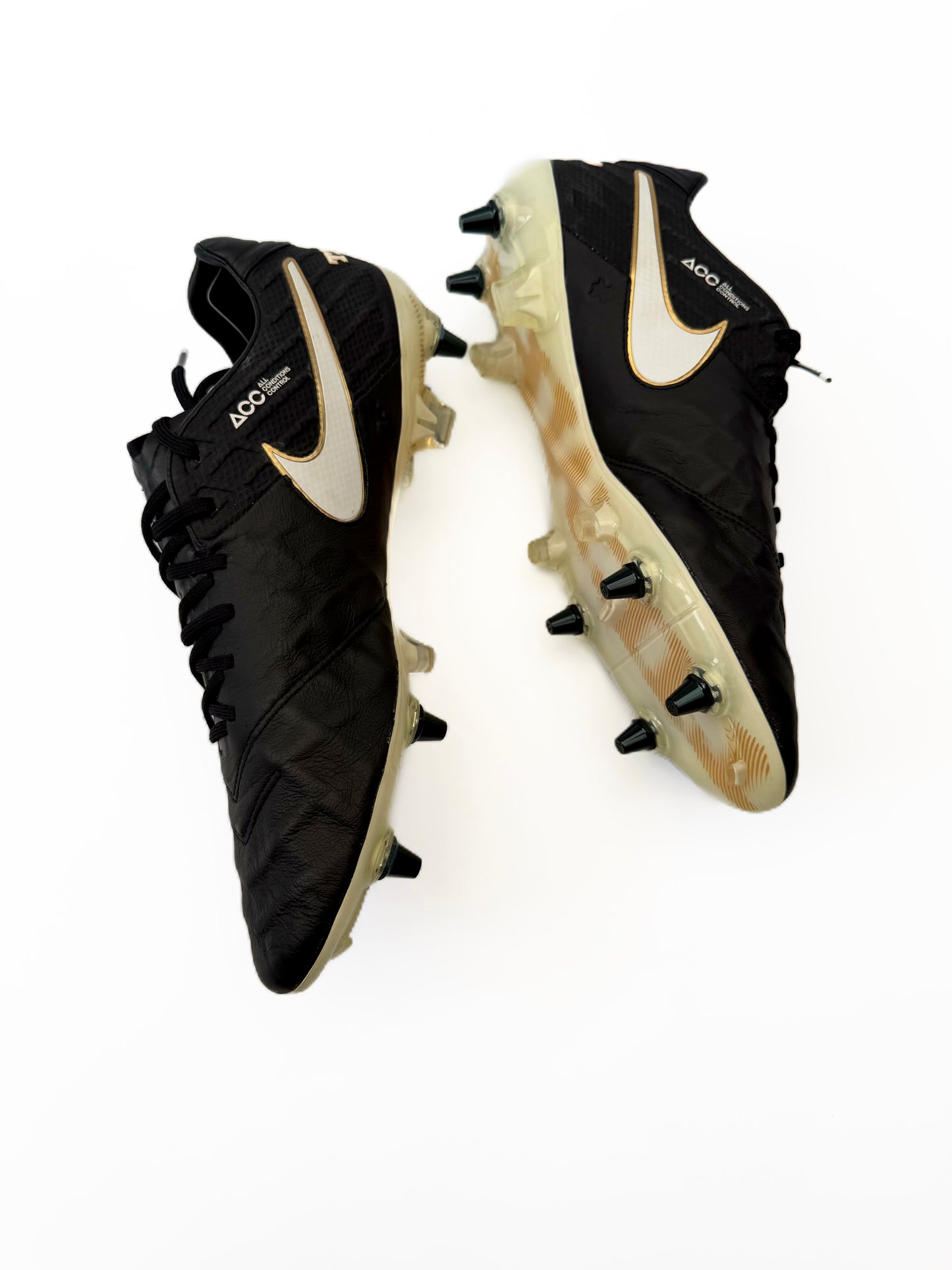 Nike Tiempo Legend 6 SG - Black/White/Metallic Gold