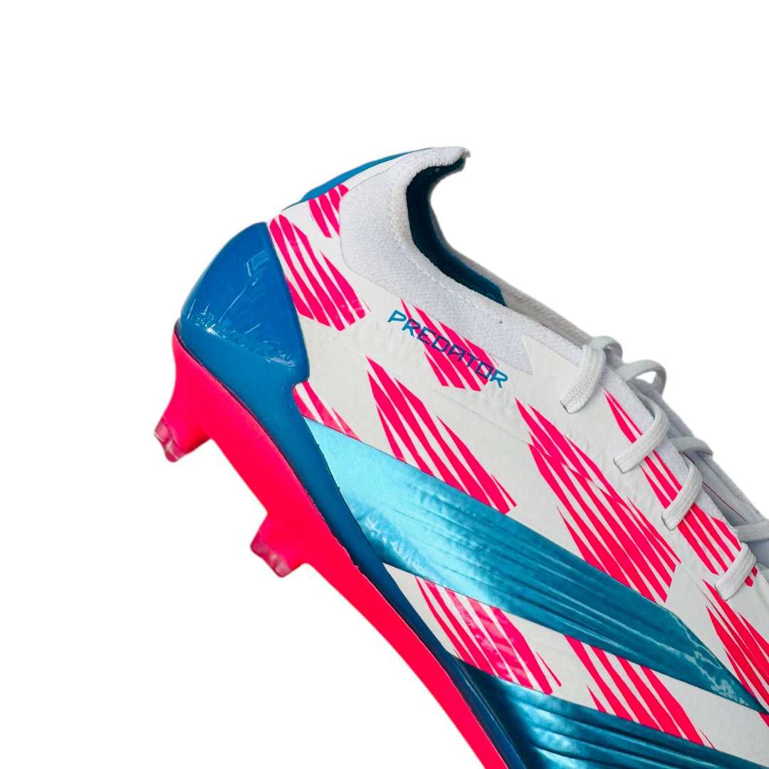 adidas Predator Elite FG - Ftwr White/Solar Blue/Solar Pink