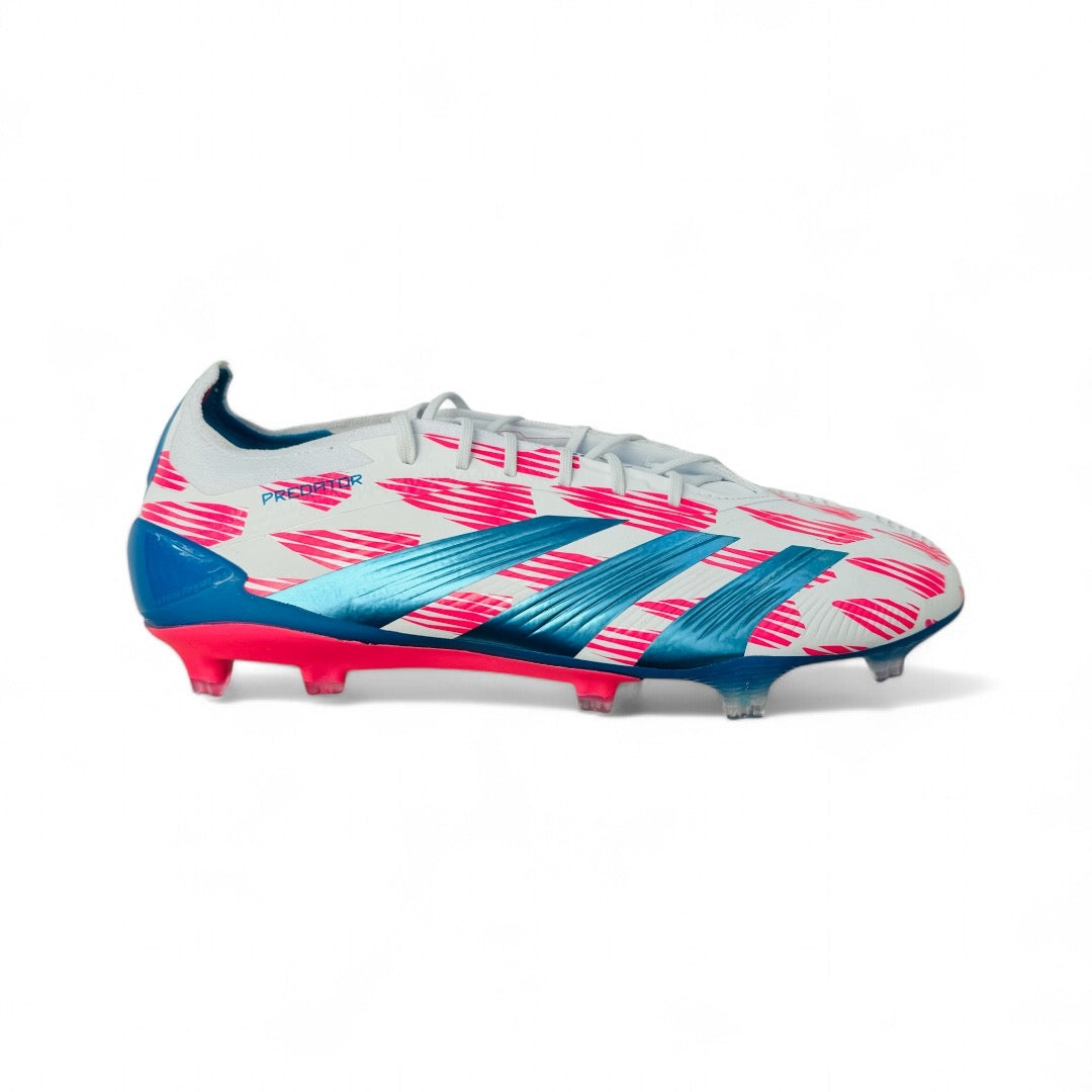 adidas Predator Elite FG - Ftwr White/Solar Blue/Solar Pink