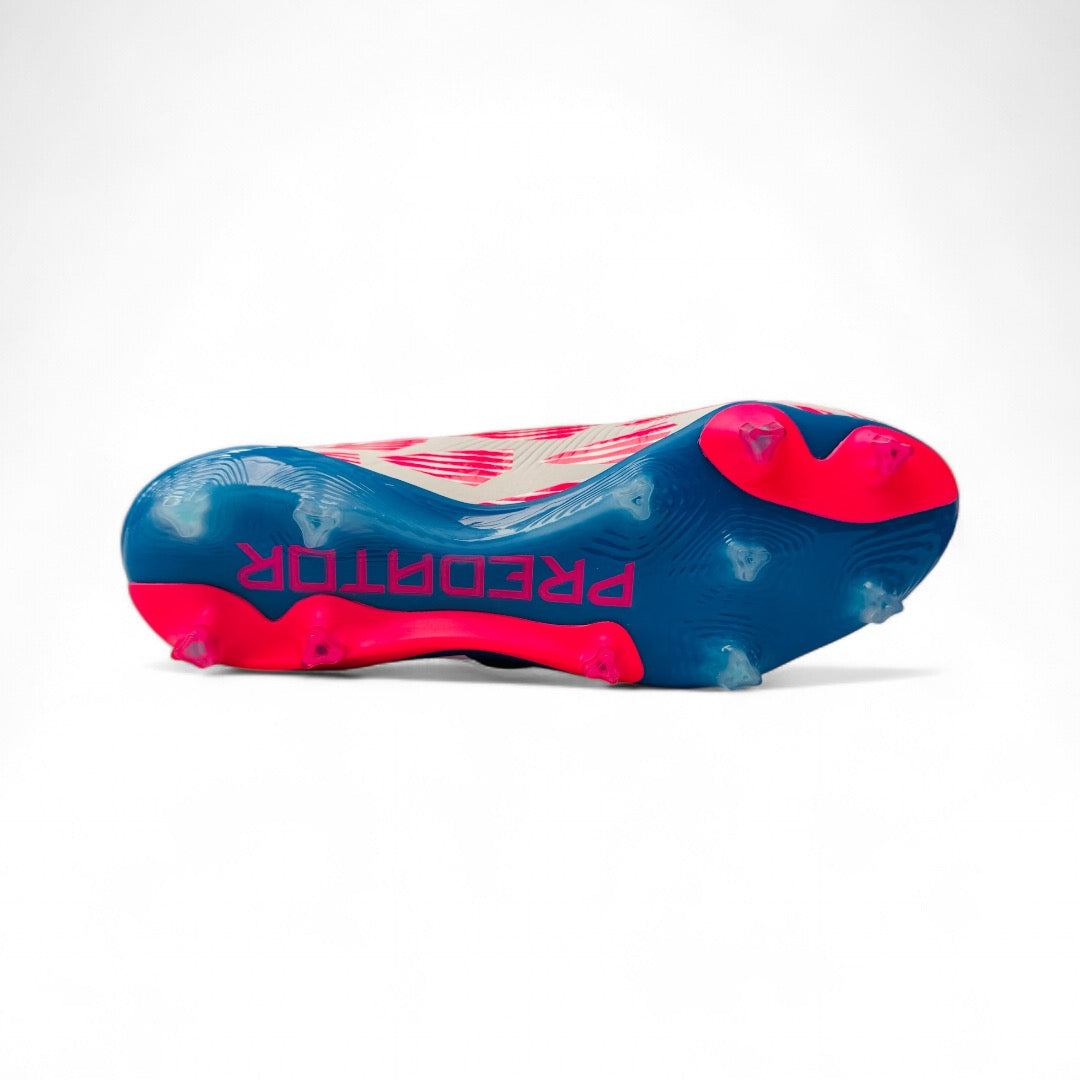 adidas Predator Elite FG - Ftwr White/Solar Blue/Solar Pink