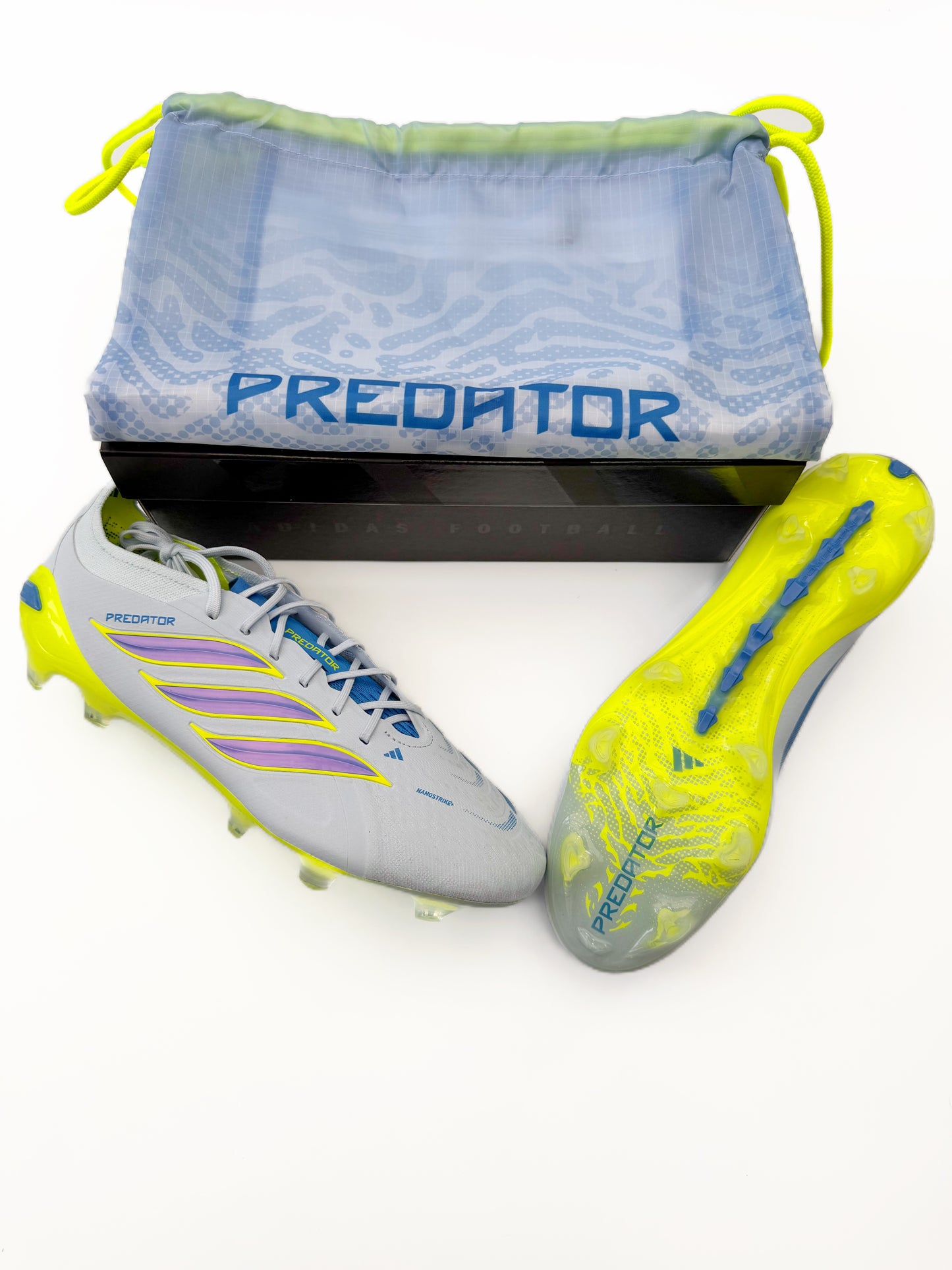 Adidas Predator Elite FG Crystal Sky/Ray Blue/Team Solar Yellow