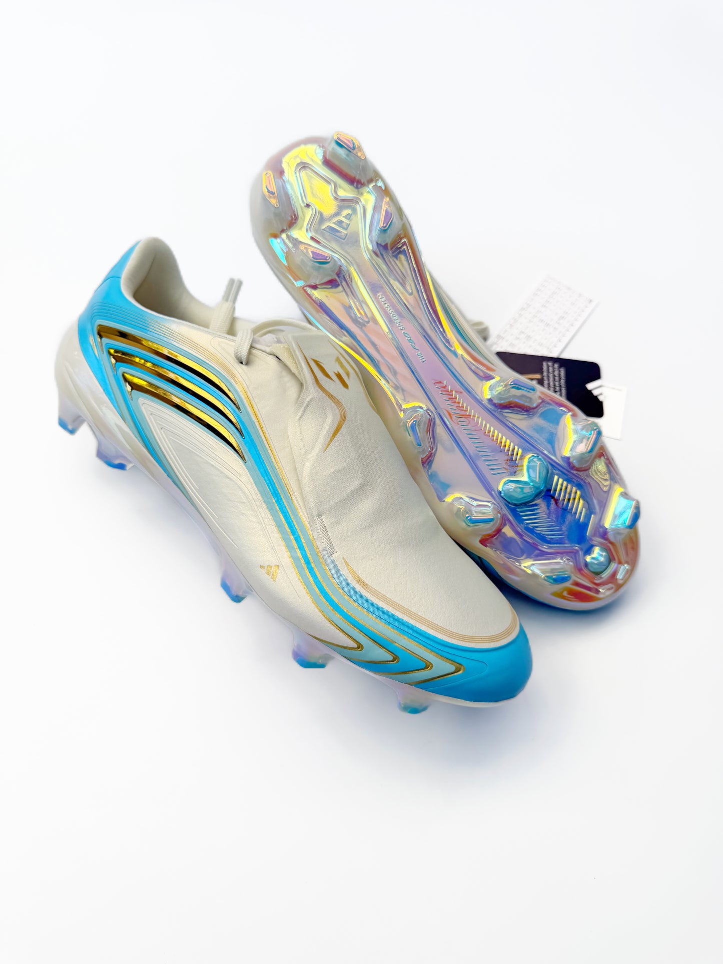 Adidas F50 Elite x Messi FG Ivory/Semi Blue Burst/Icey Blue
