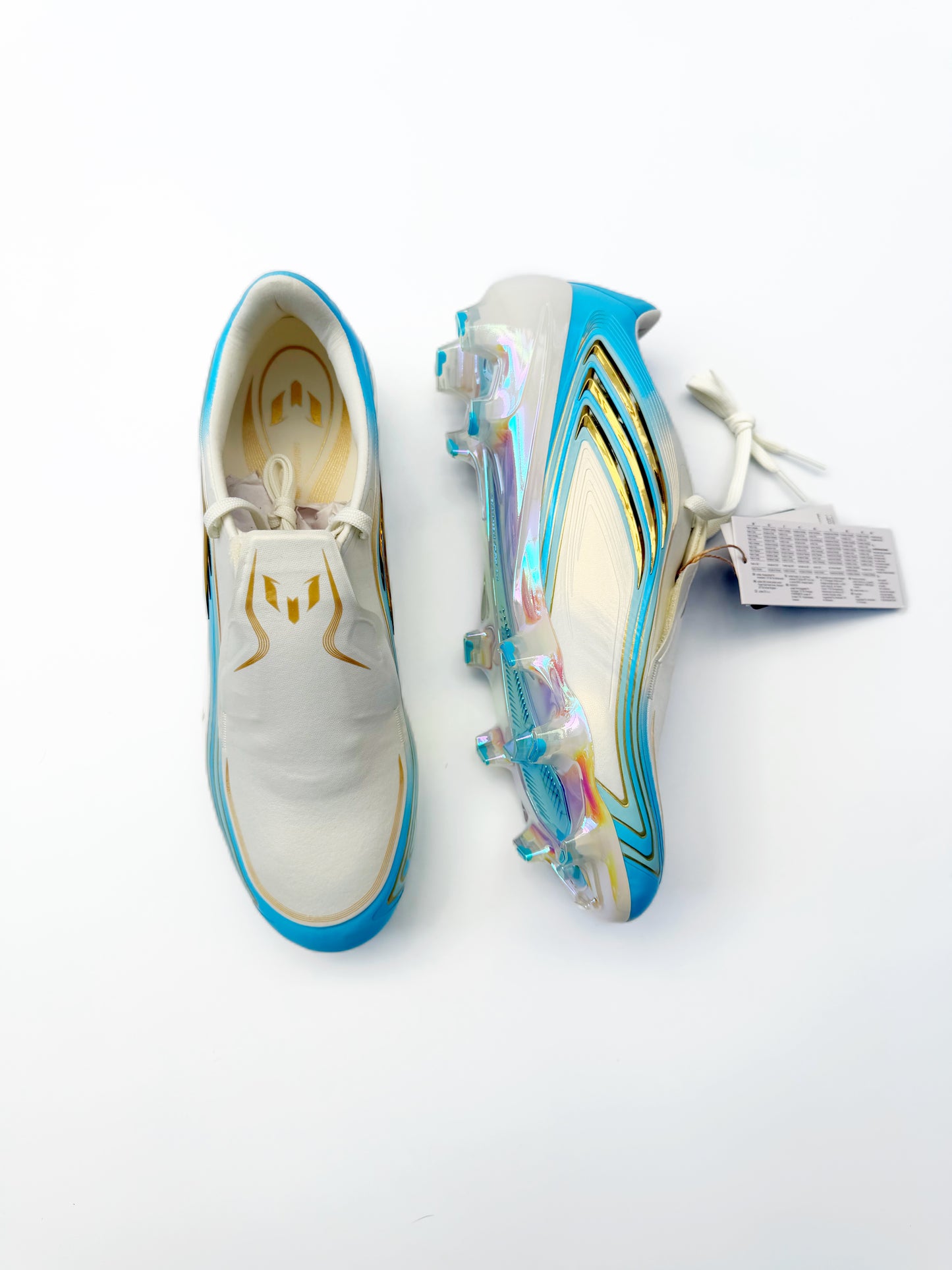 Adidas F50 Elite x Messi FG Ivory/Semi Blue Burst/Icey Blue