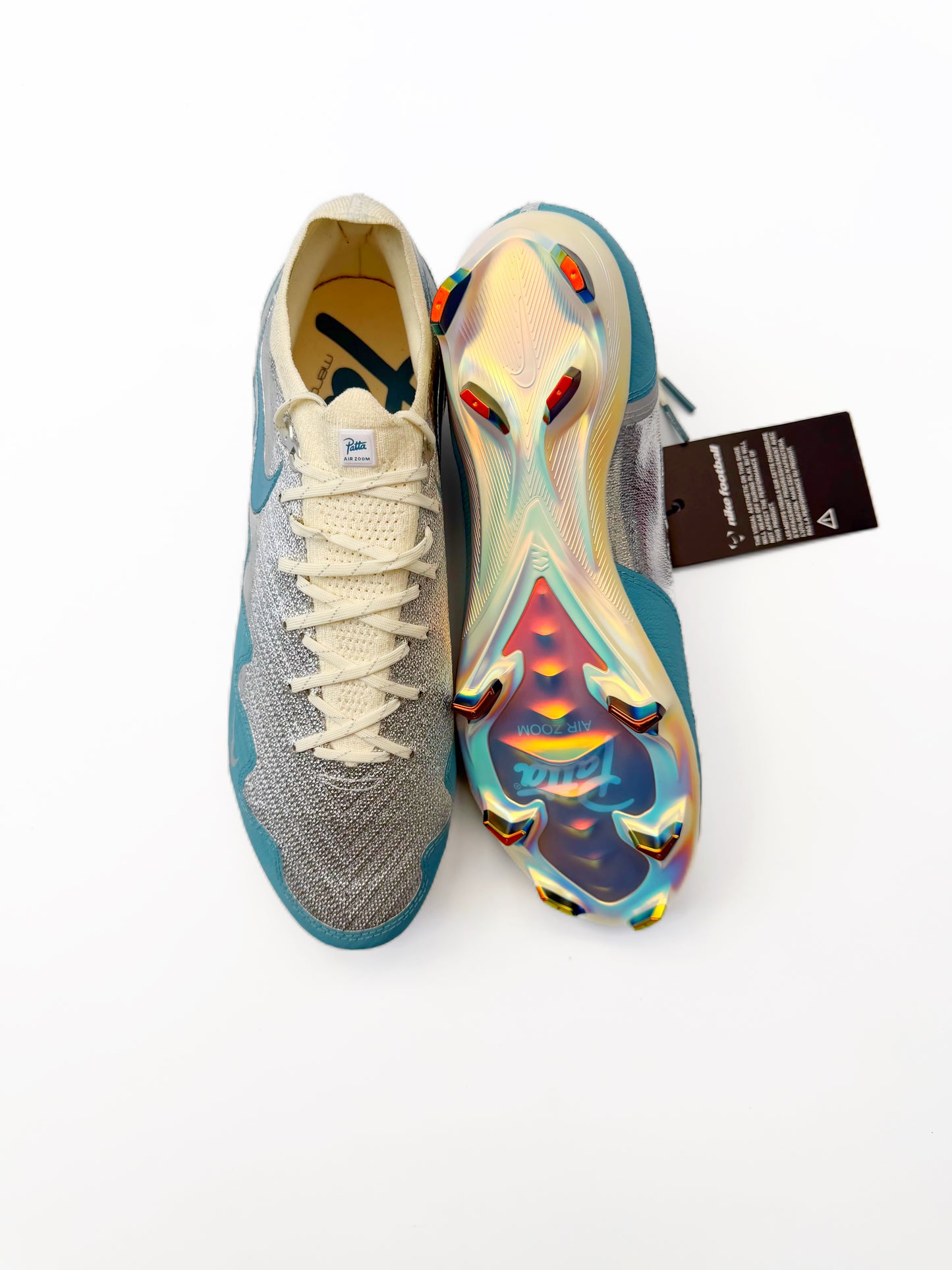 Nike Mercurial Vapor 16 FG Elite Patta - Chrome/Noise Aqua/White LIMITED EDITION
