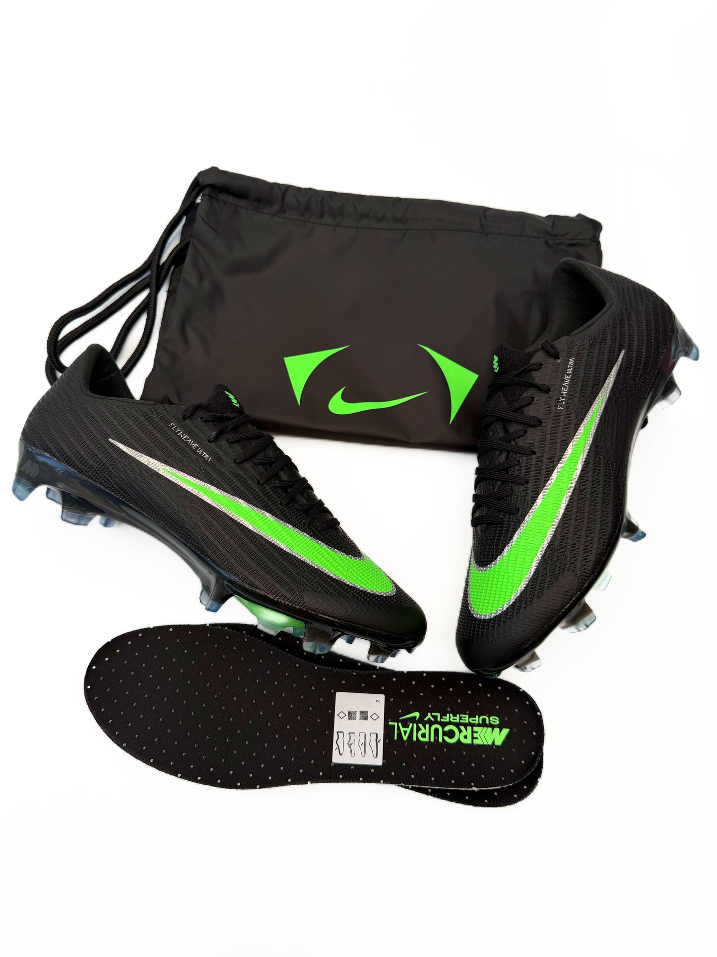 Nike Air Zoom Mercurial Superfly XI Elite FG Black/Illusion Green/Black