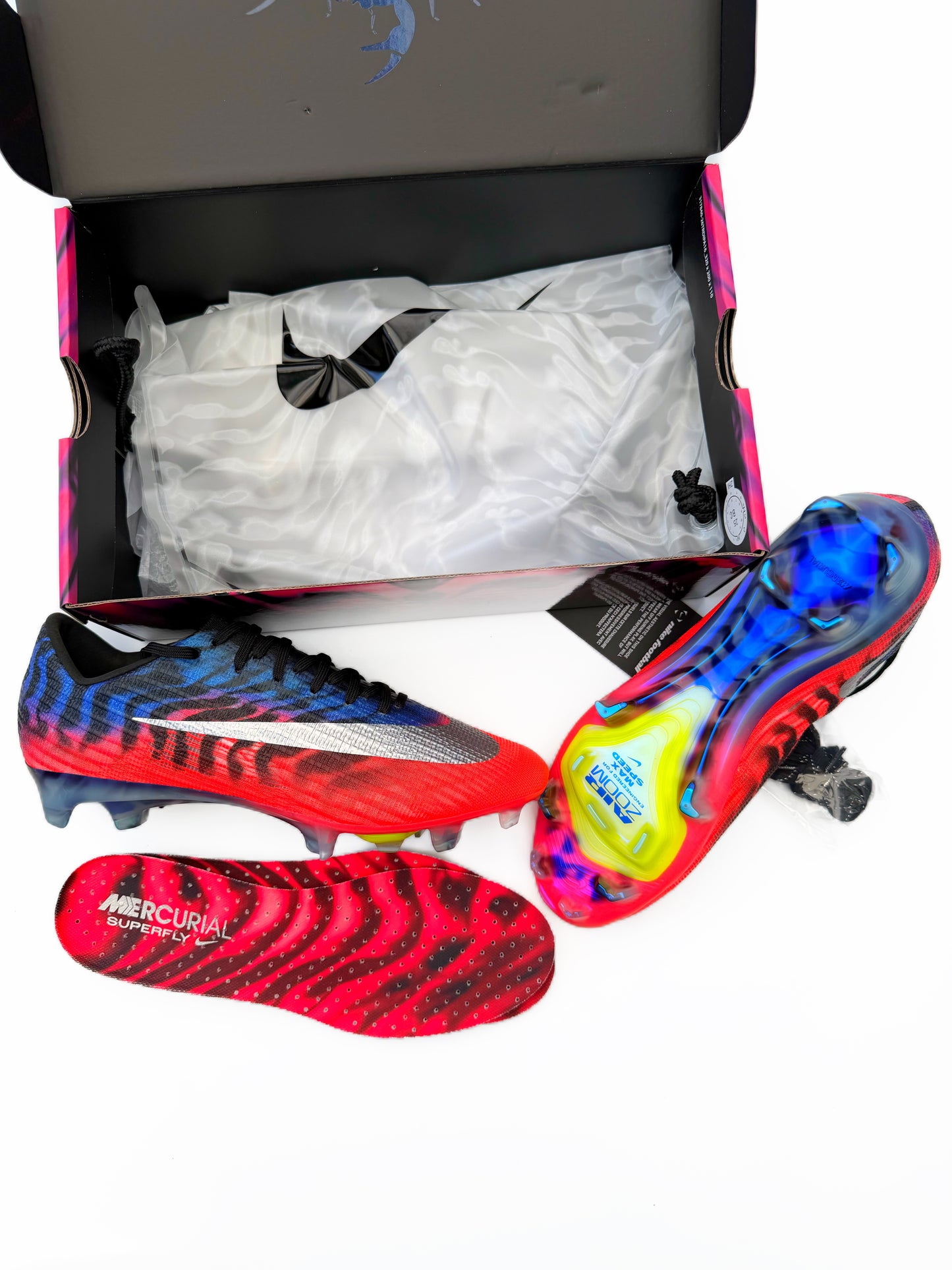Nike Air Zoom Mercurial Superfly XI Elite SE FG - Multi Multi-Color-White