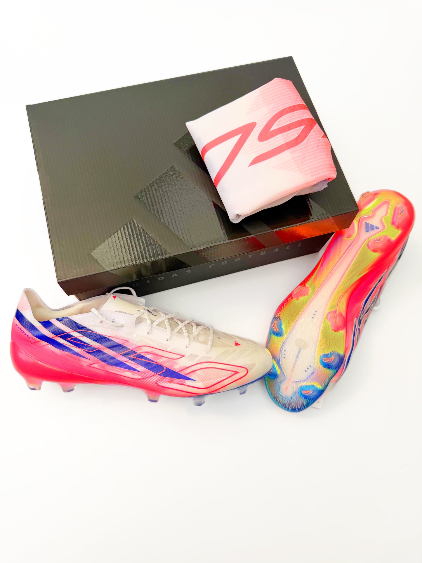 Adidas F50 Hyperfast Evo FG Ftwr White/Solar Purple/Solar Turbo