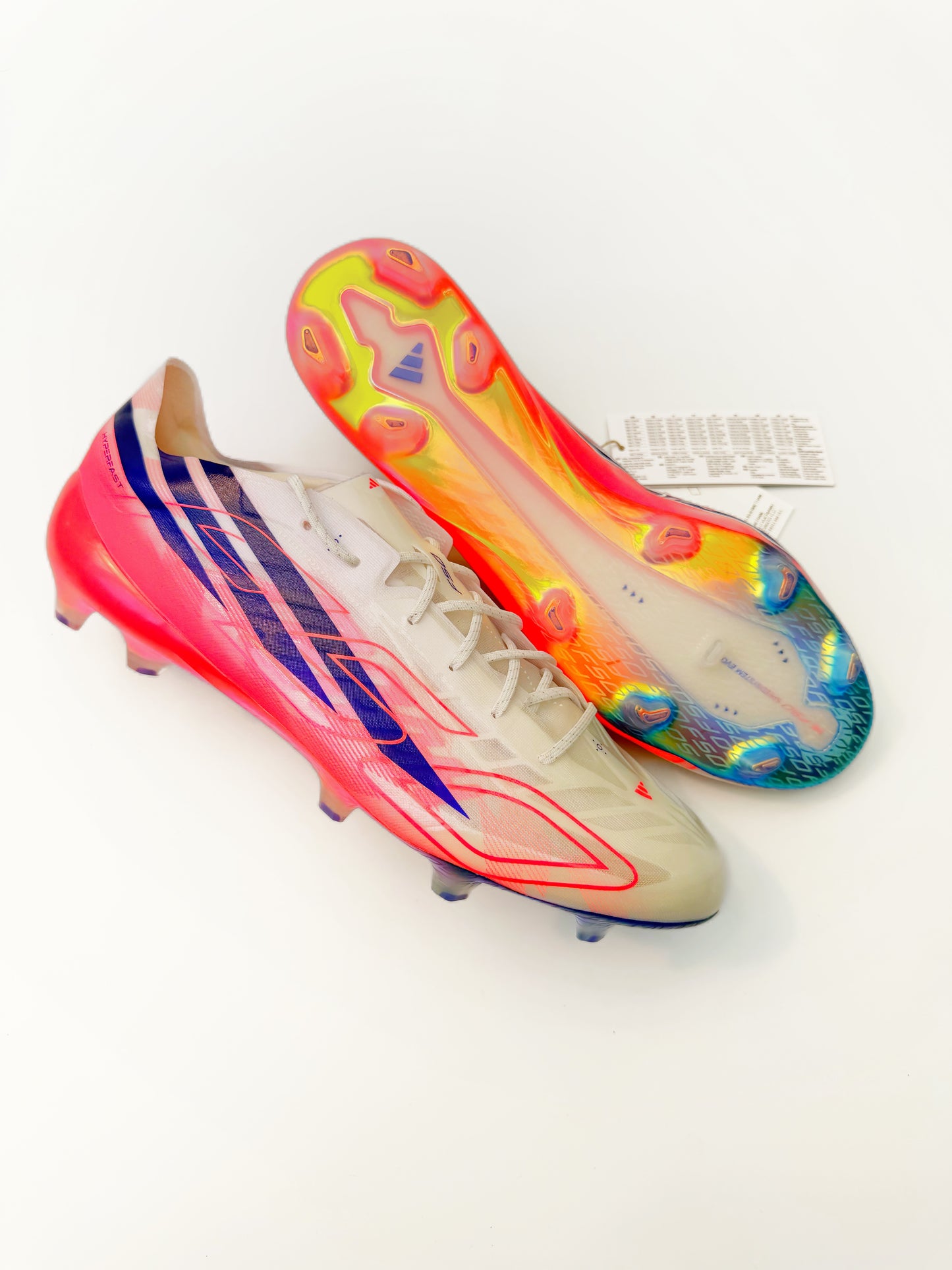 Adidas F50 Hyperfast Evo FG Ftwr White/Solar Purple/Solar Turbo