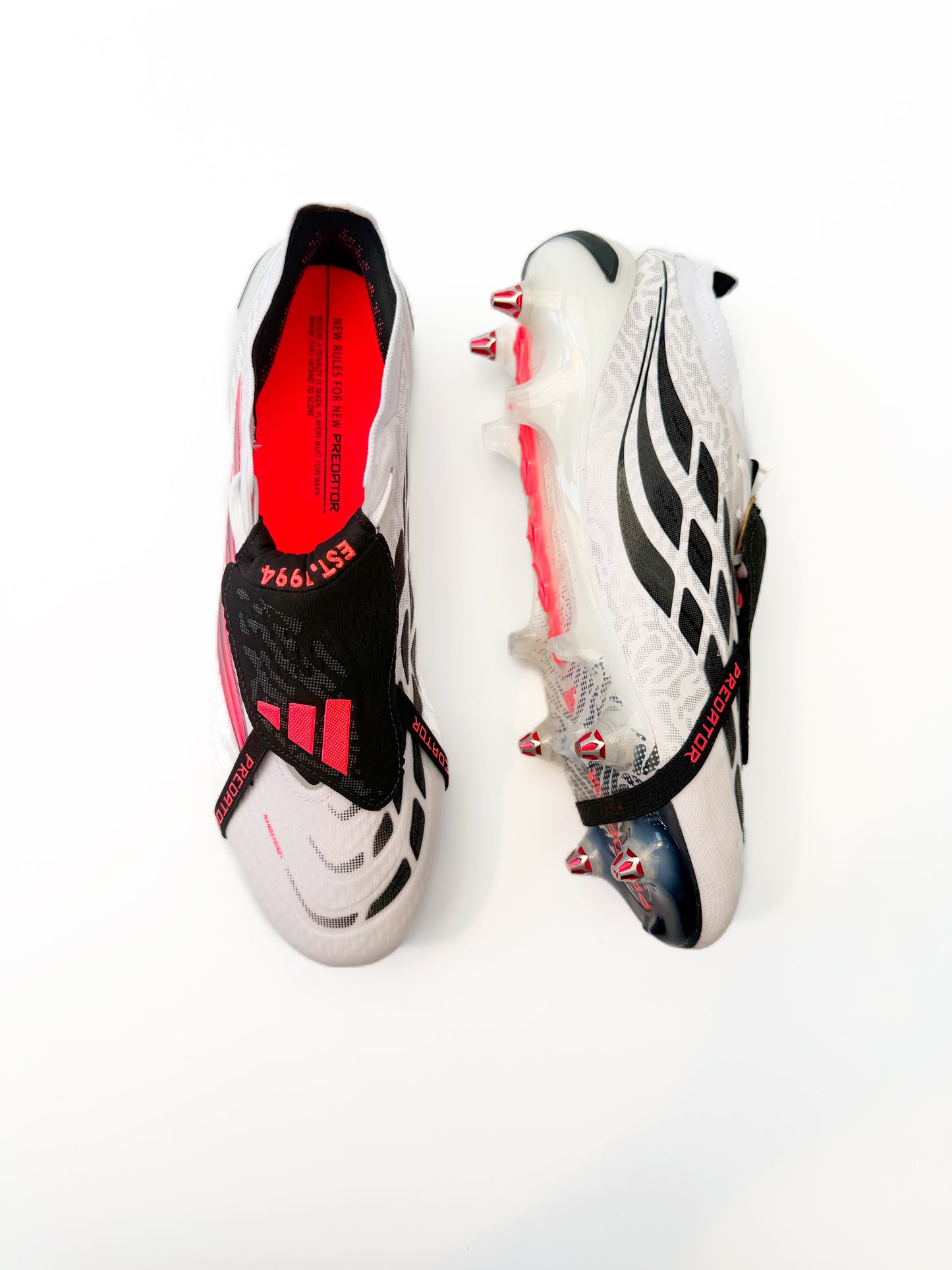 Adidas Predator Elite Tongue FG - Ftwr White/Solar Turbo/Core Black