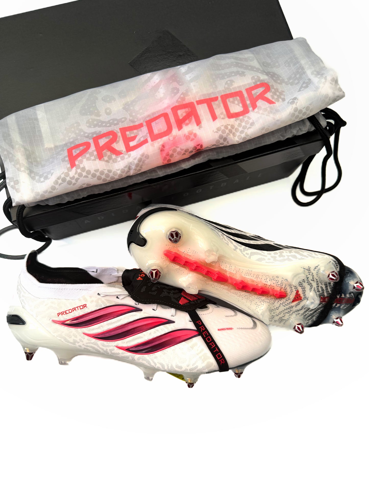 Adidas Predator Elite Tongue FG - Ftwr White/Solar Turbo/Core Black
