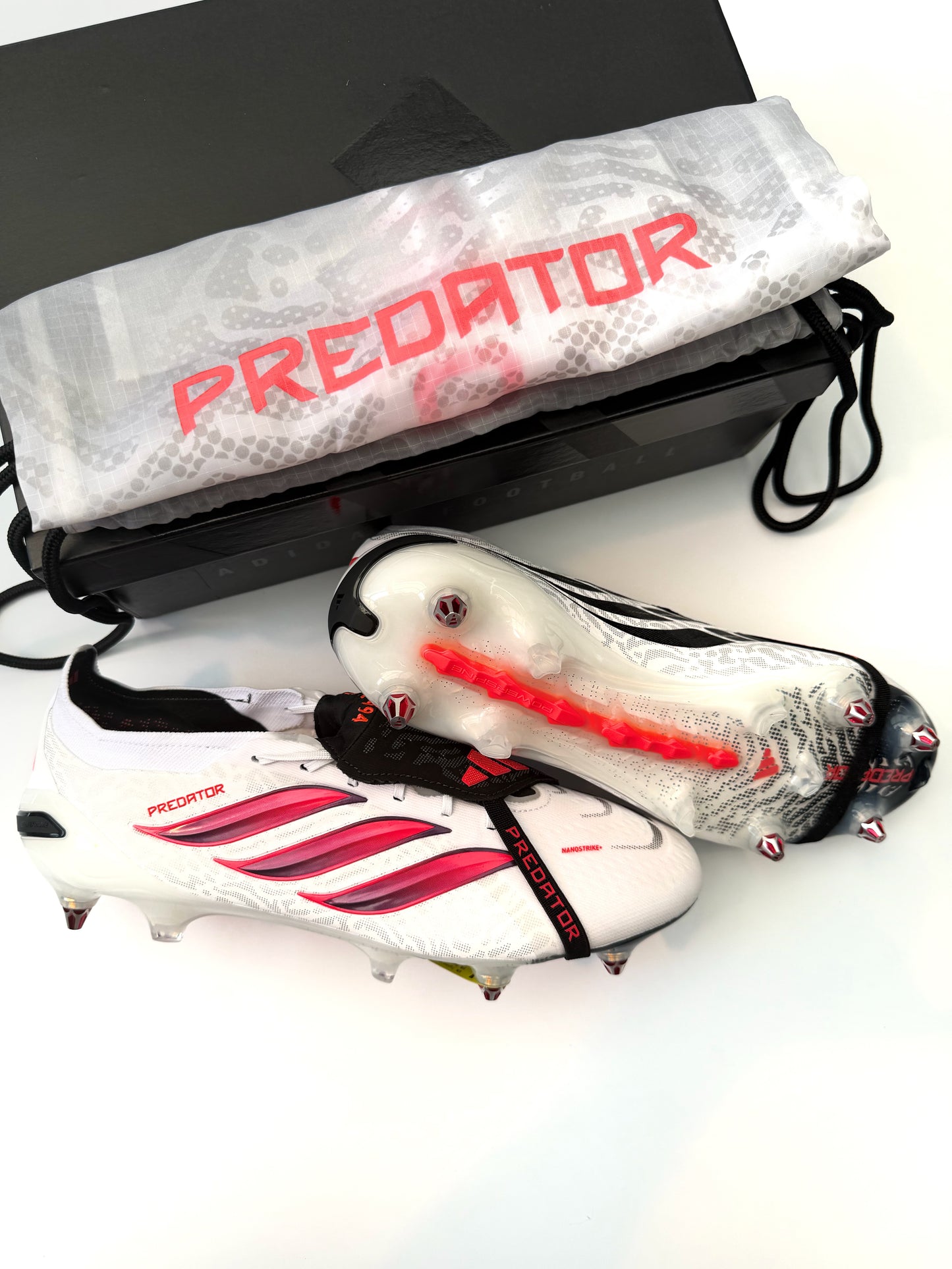 Adidas Predator Elite Tongue SG - Ftwr White/Solar Turbo/Core Black