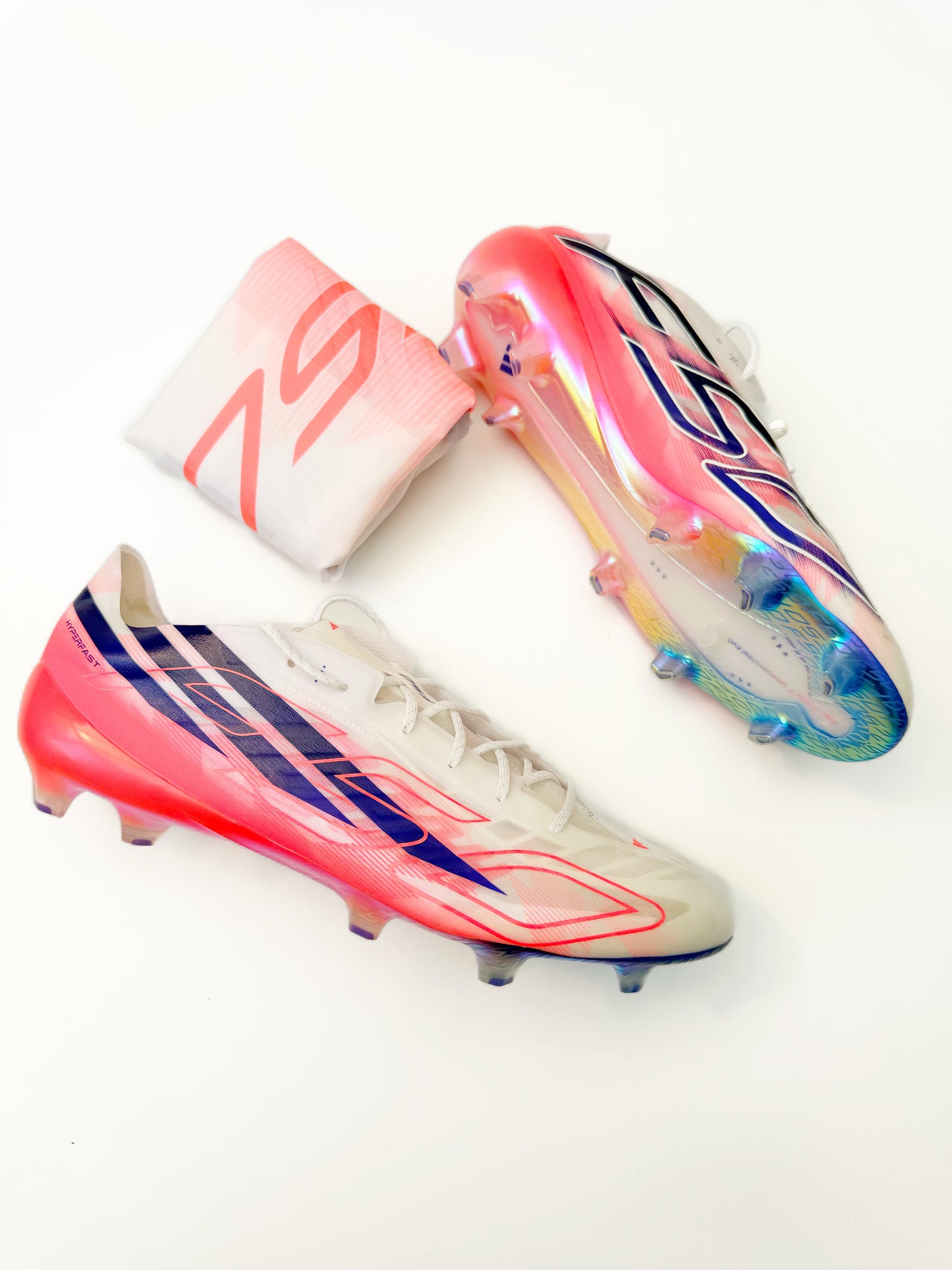 Adidas F50 Hyperfast Evo FG Ftwr White/Solar Purple/Solar Turbo